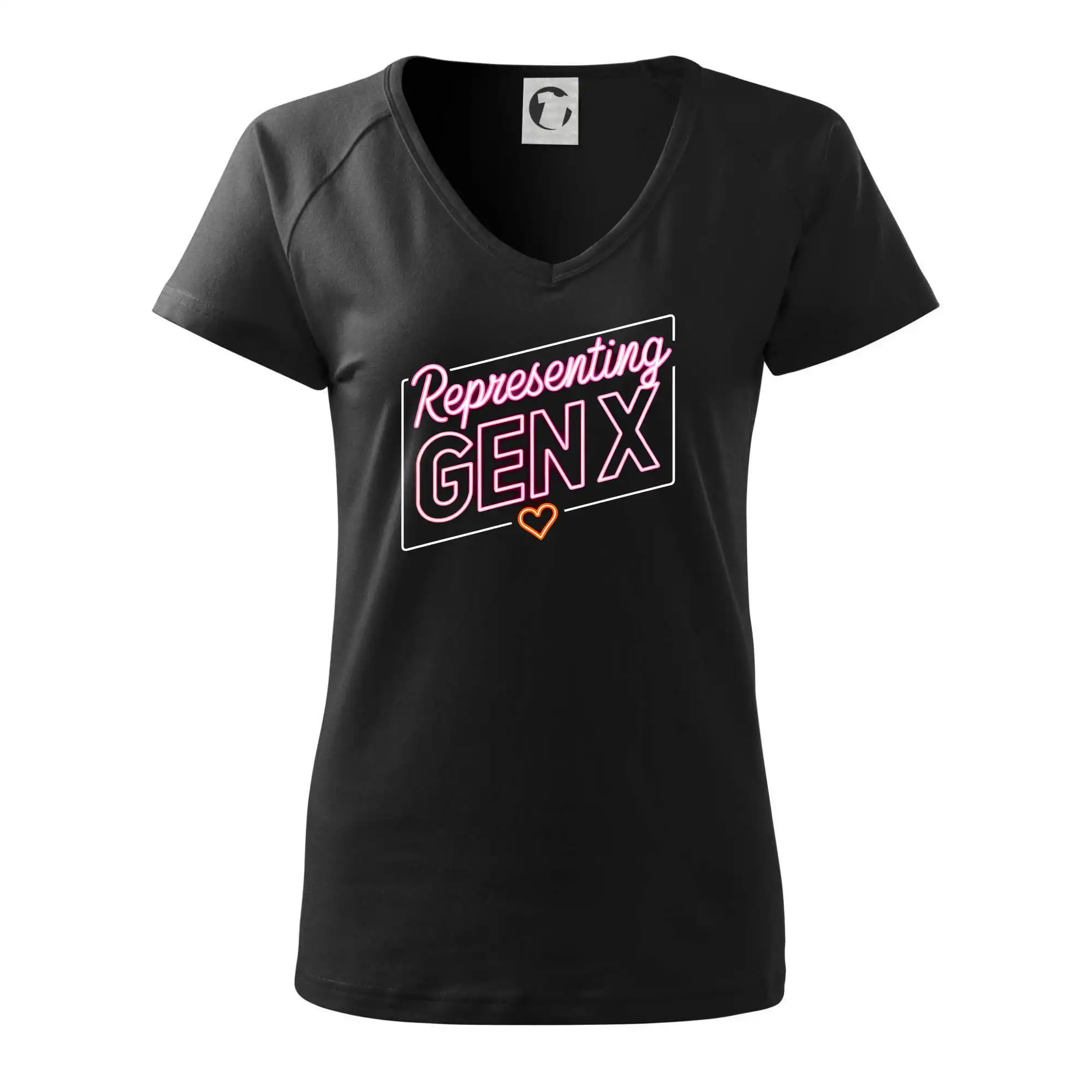 Tričká s motívmi ktoré frčia na internete - Generace X (Gen X) - Representing GEN X neon - Tričko dámske Dream