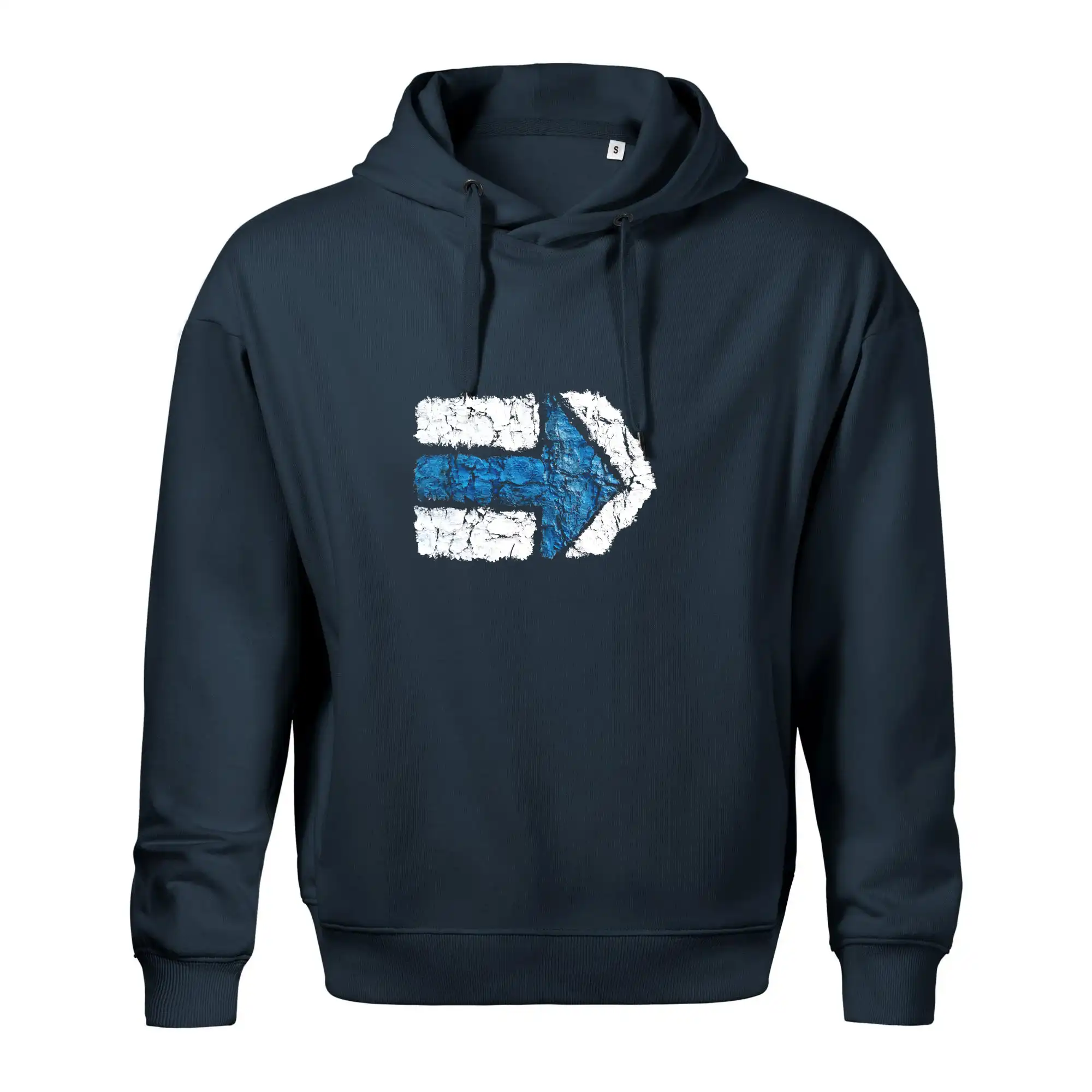 Trička na kempovanie - Párová turistická značka modrá - Oversized mikina pánska Moon - kratšia + širšia