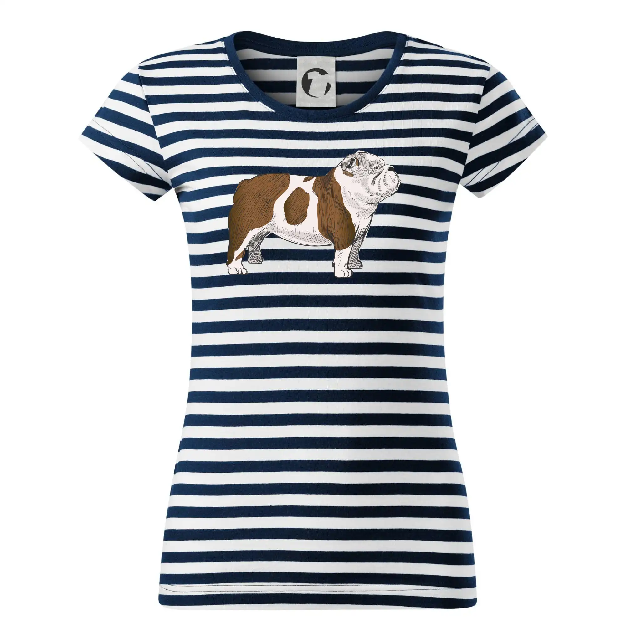 Ostatné psie plemená - Vintage English bulldog - Tričko na vodu
