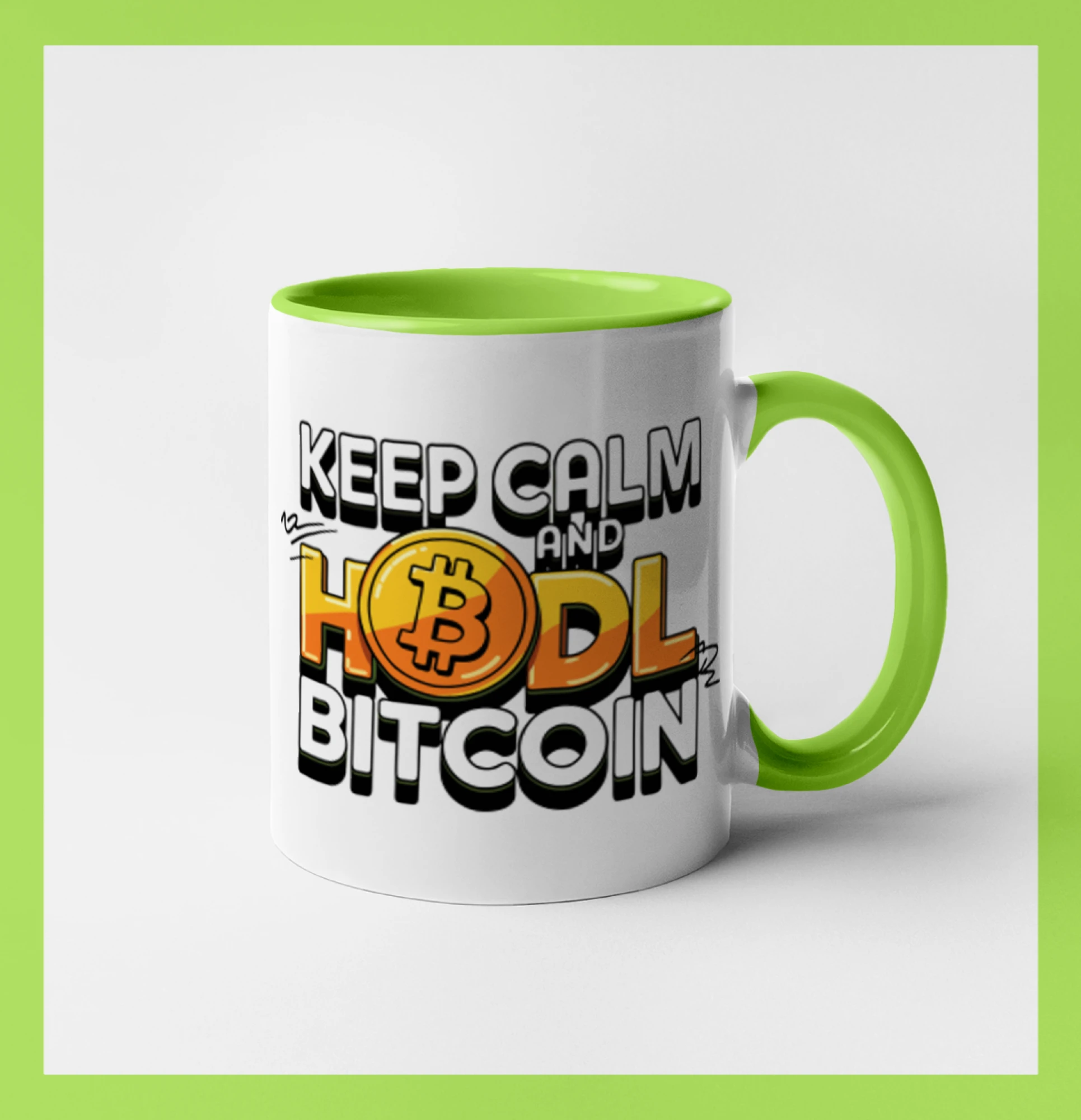 3D nápis Keep Calm and HODL Bitcoin 3D nápis Keep Calm and HODL Bitcoin