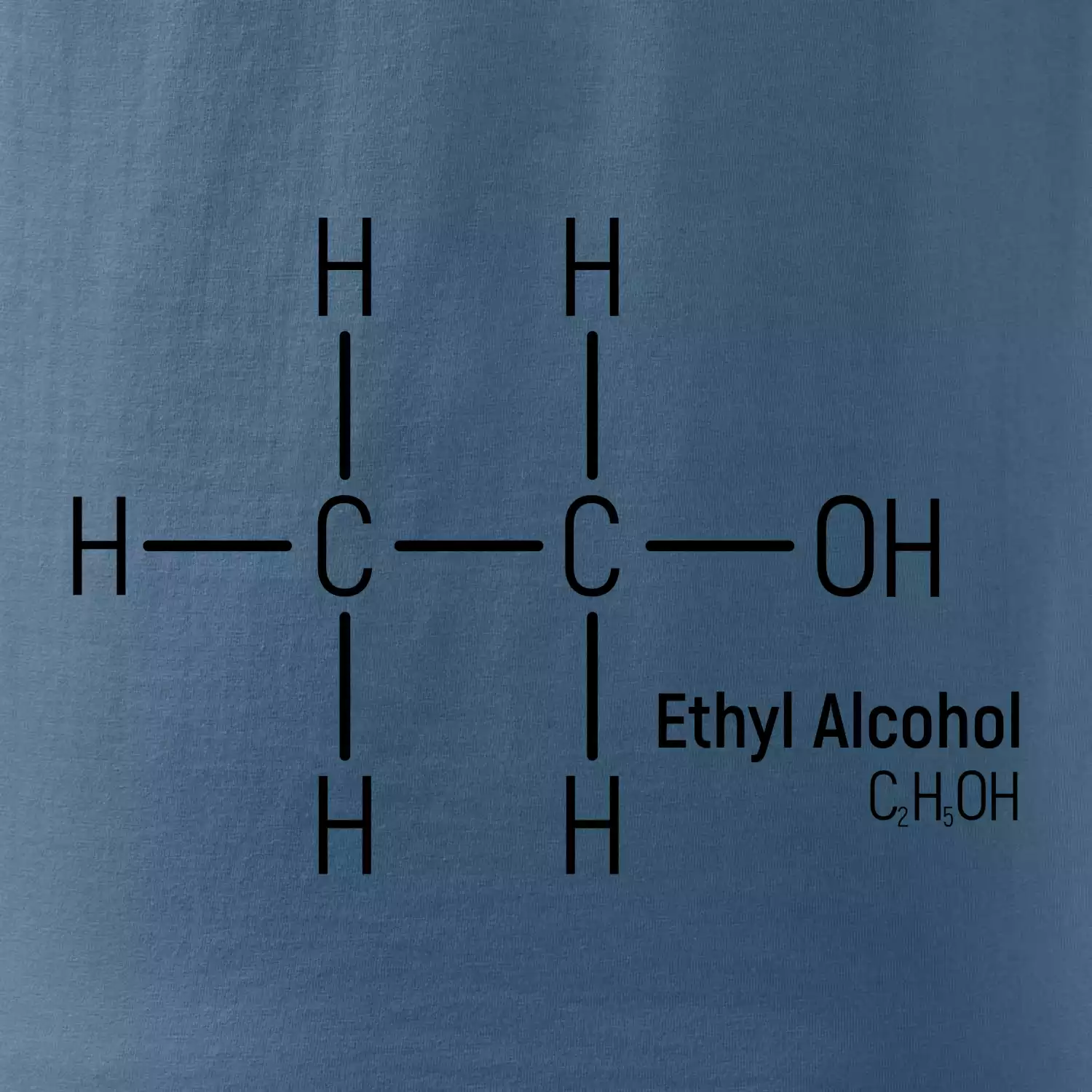 Molekulární struktura Ethanol