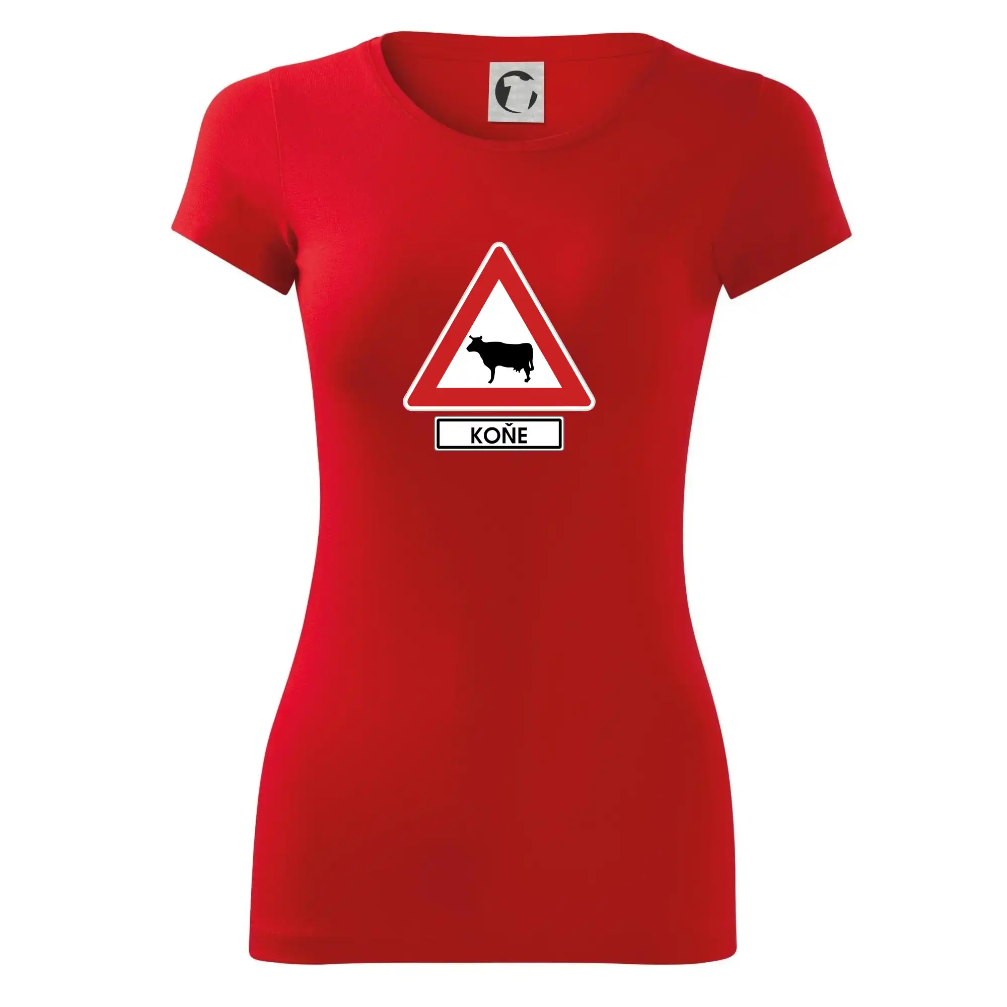 Dopravní značka - Pozor koně / kráva