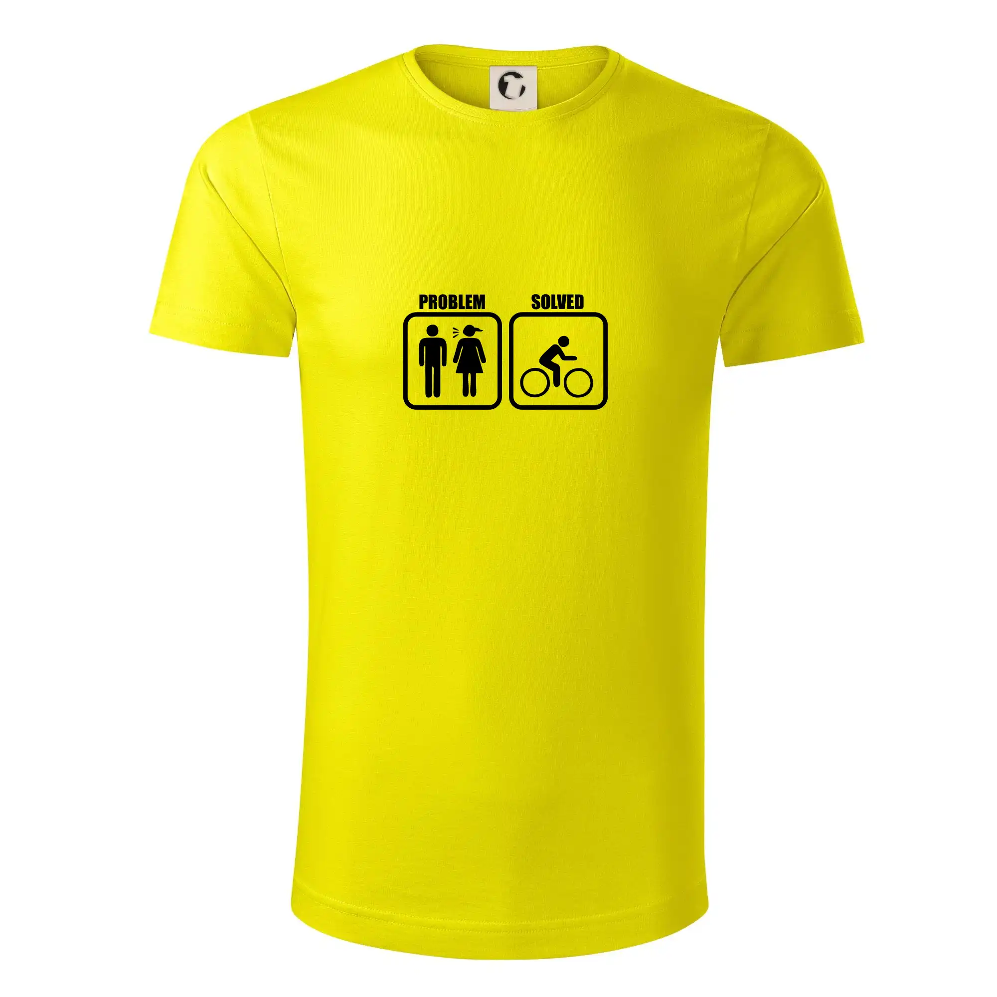 Tričká Problem Solved - Problém - Bicykel - Tričko z organickej bavlny