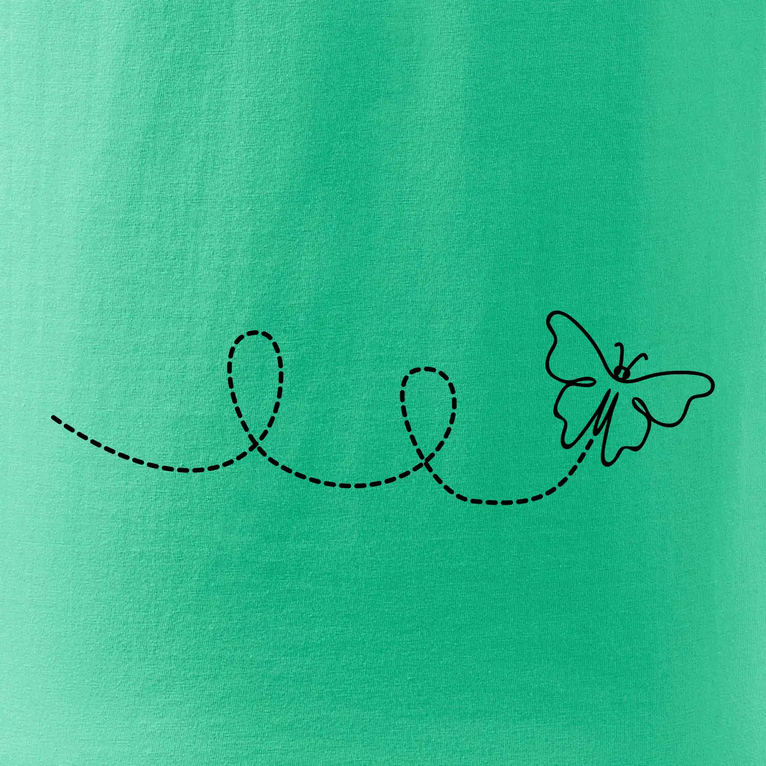 Dráha letu motýla - smyčka