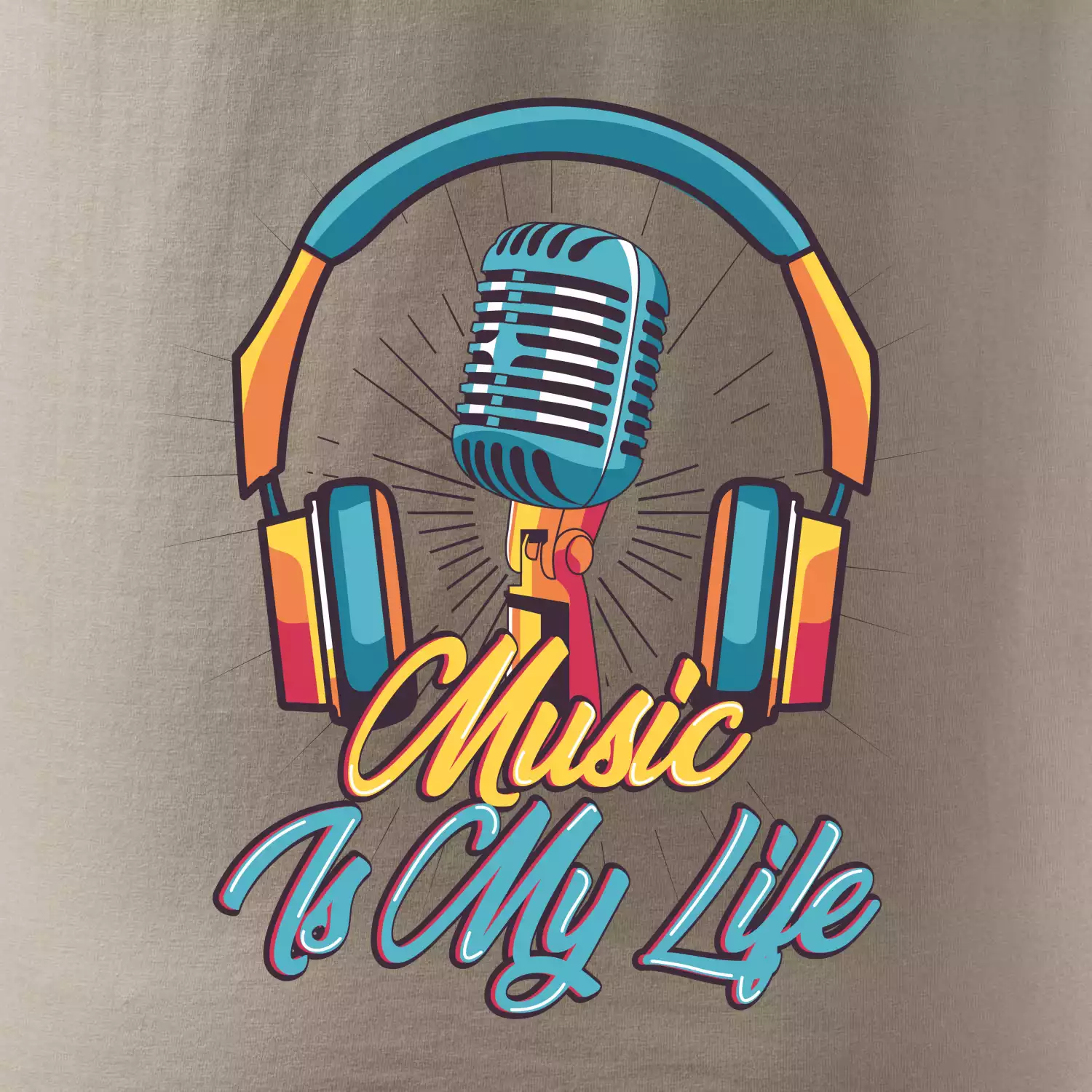 Music is my life sluchátka