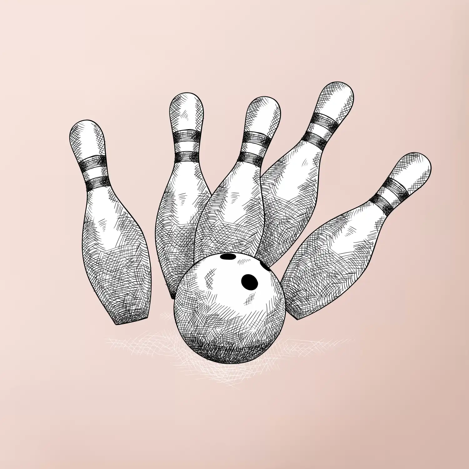 Bowling kresba