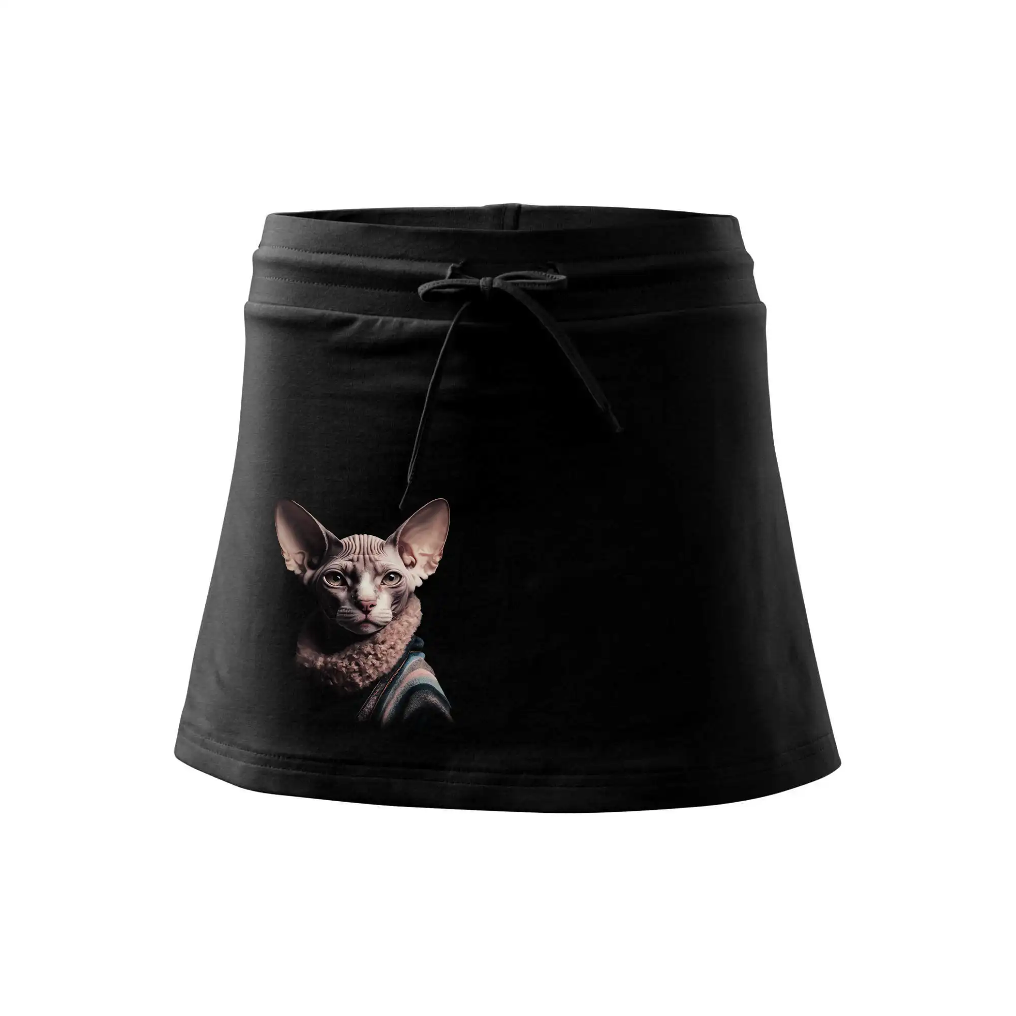 Kočka sphynx s límcem