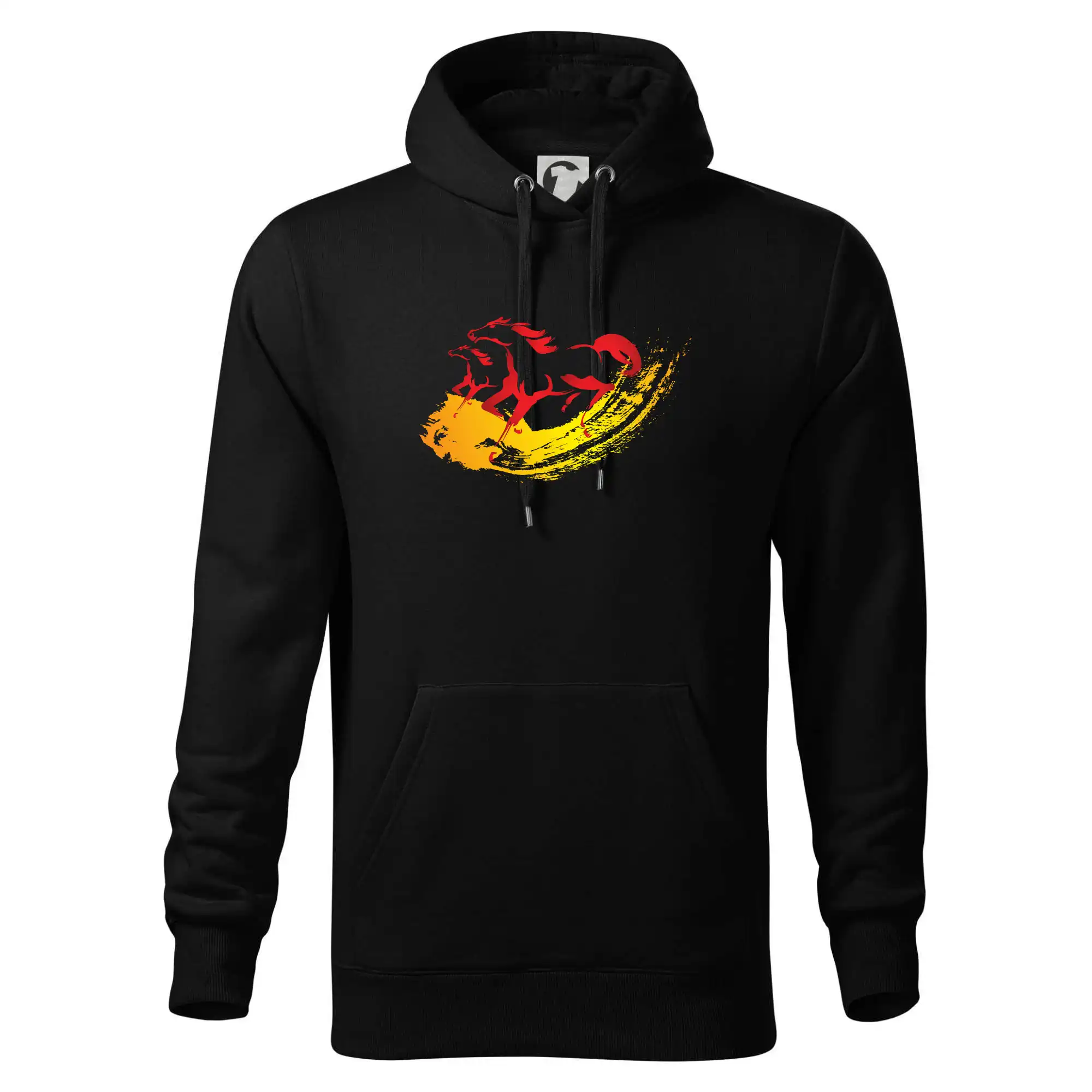 Dva běžící koně