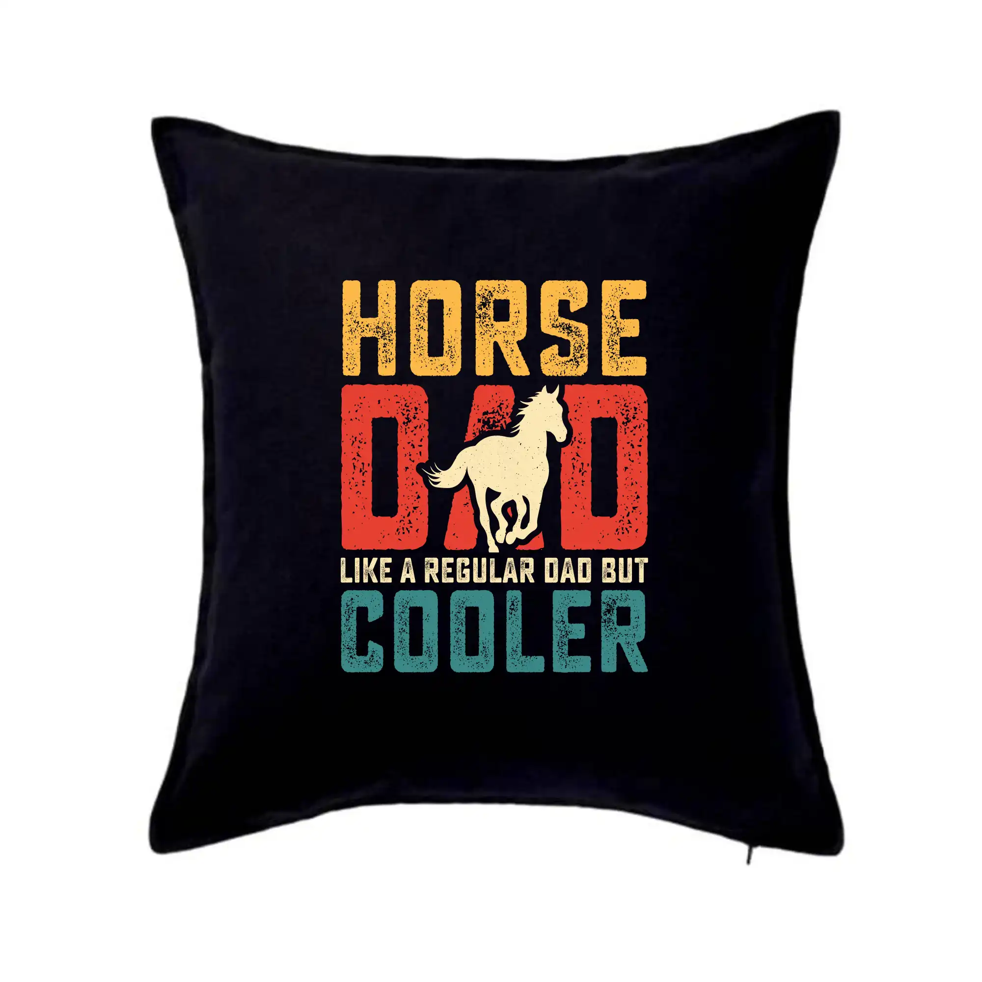 Tričká s koňmi - Horse dad like a regular dad but cooler - Vankúš 50x50