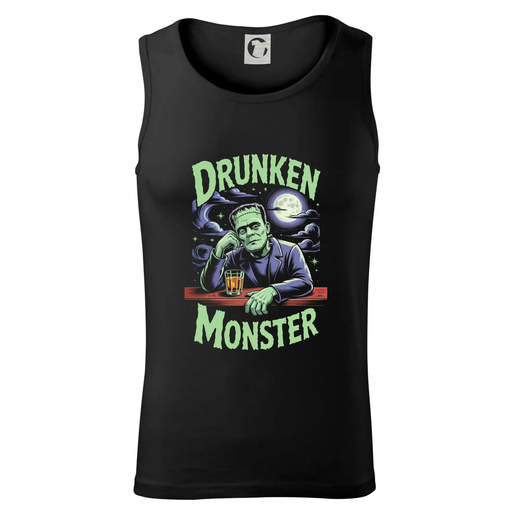 Vtipná tričká s motívmi pitie - ostatné - Drunken Monster - Tielko pánske Core