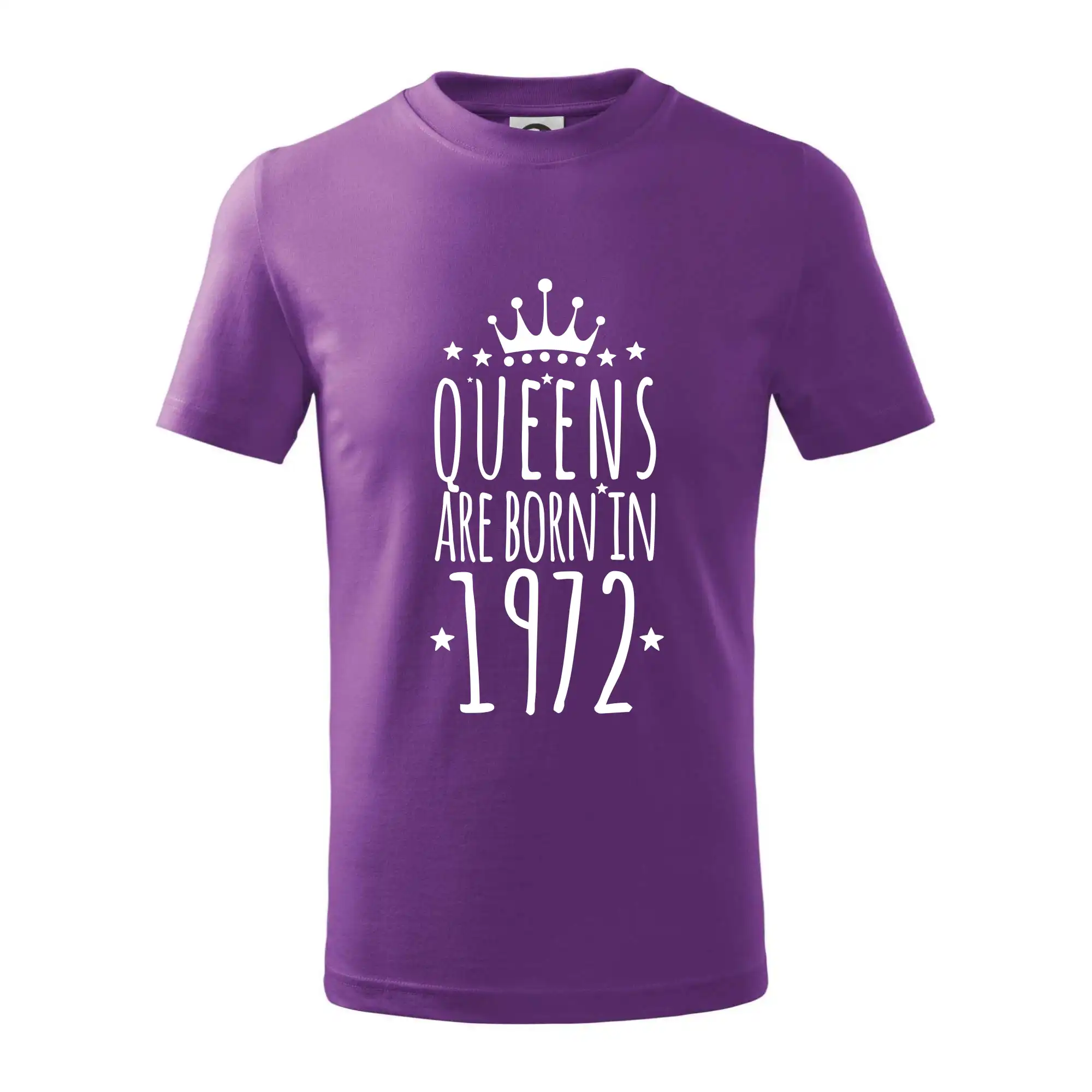 Trička s ročníkom 1972 - Queens are born in 1972 - Tričko detské bavlnené