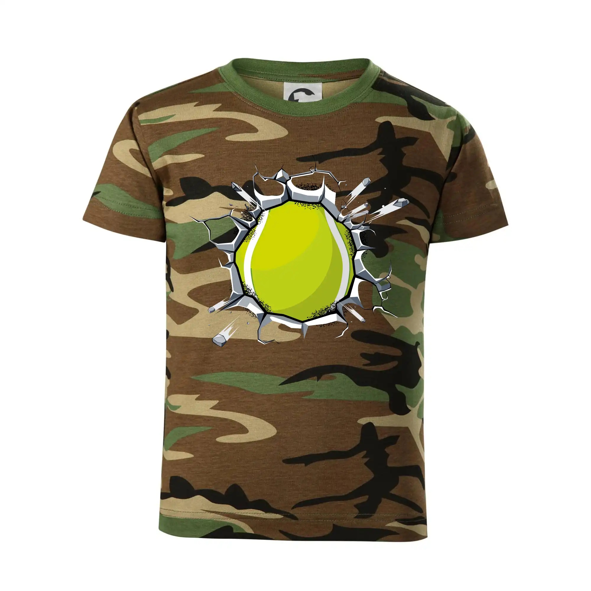 Tenisový míč v triku