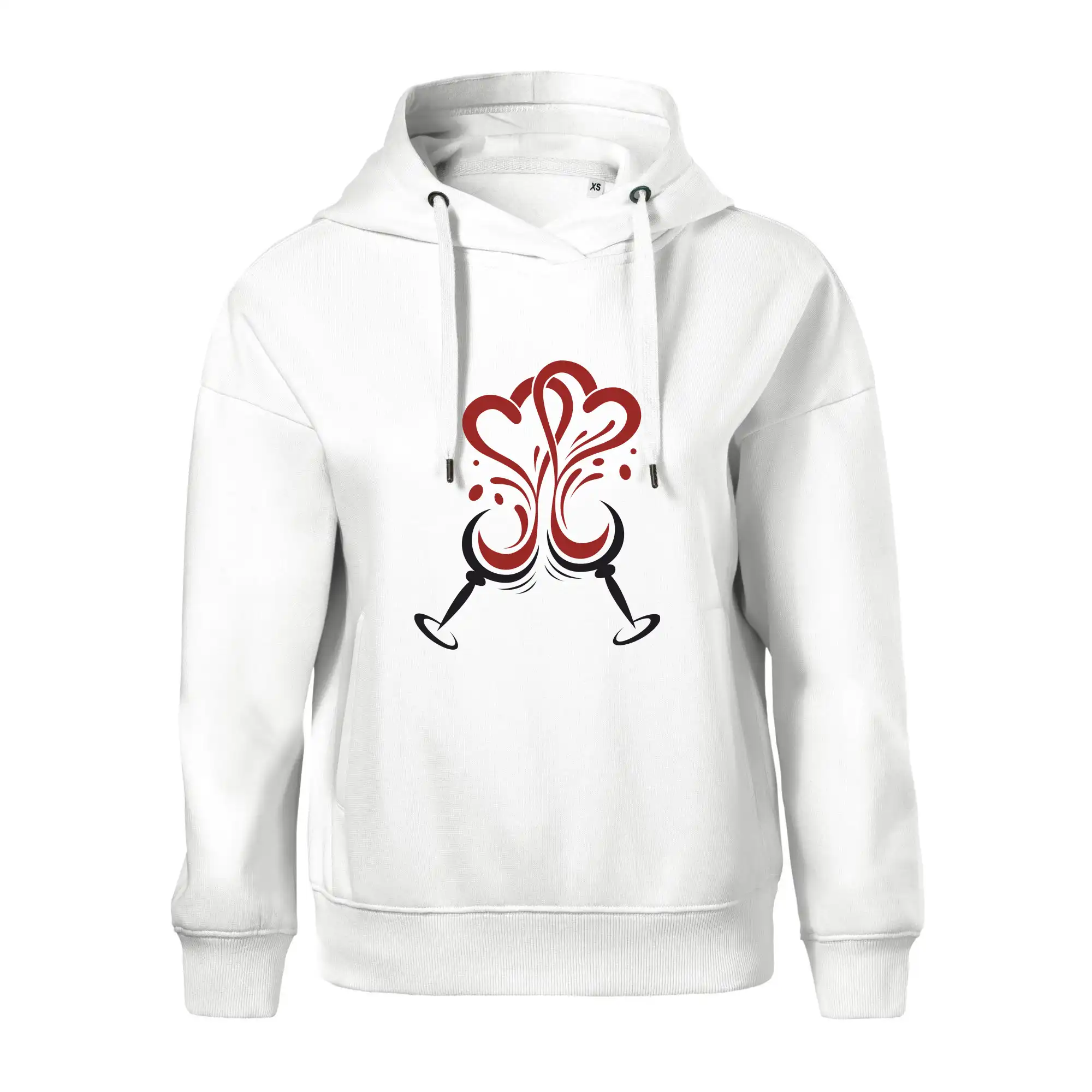 Víno je láska kulaté skleničky