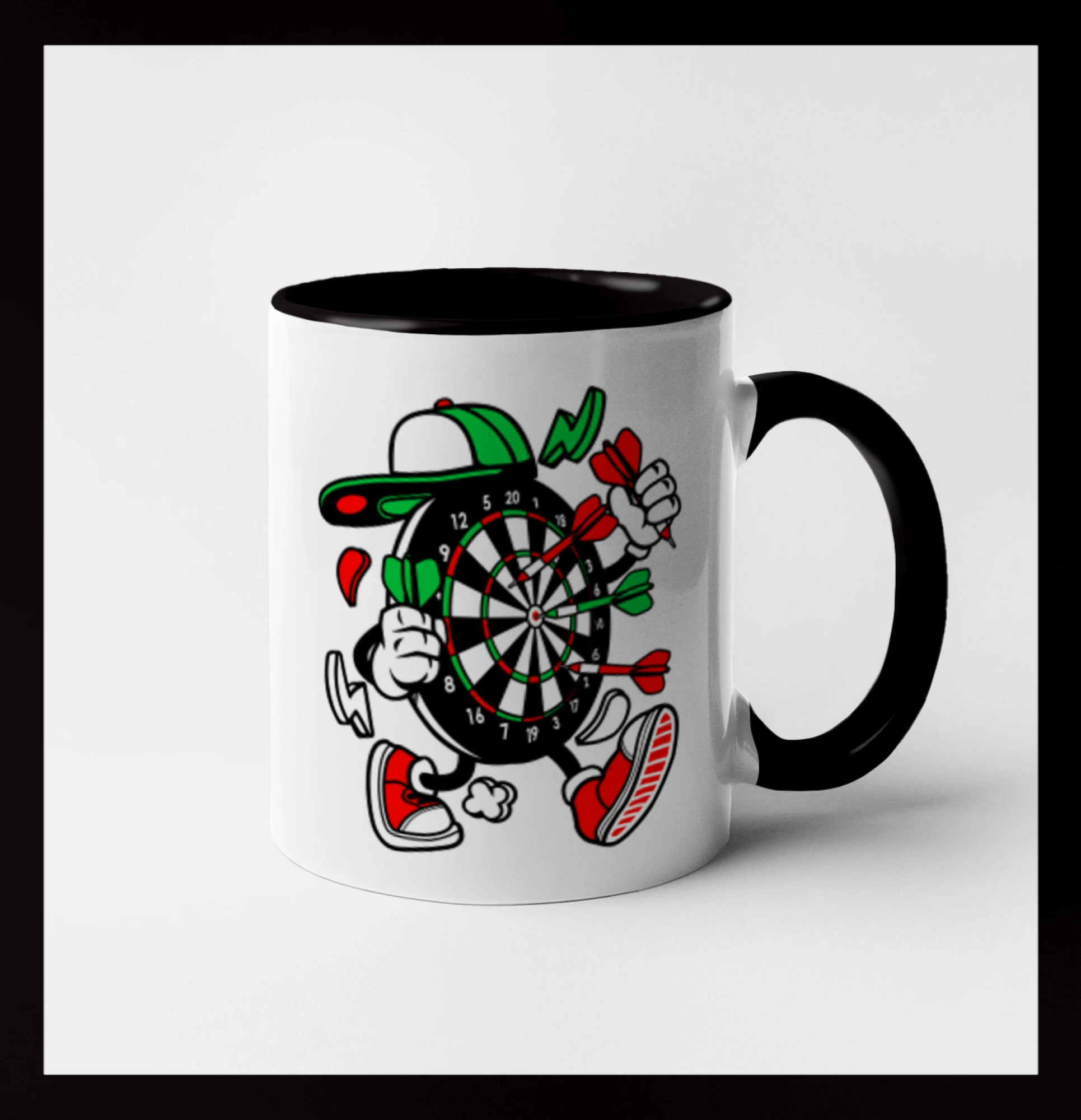 Šipkař kreslený terč