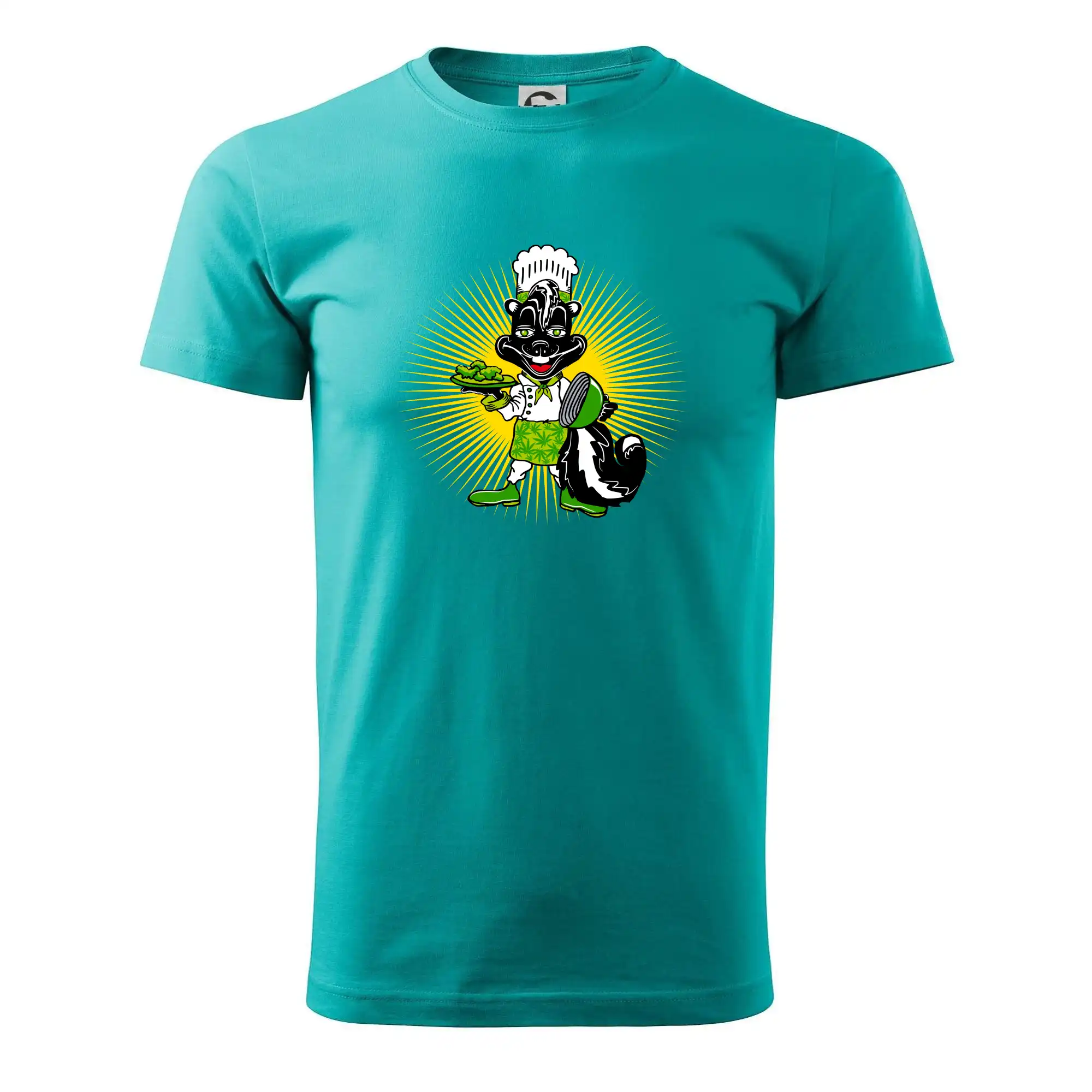 Kuchár a pekár - Skunk kuchár (Pecka design) - Pánske tričko nižšej gramáže