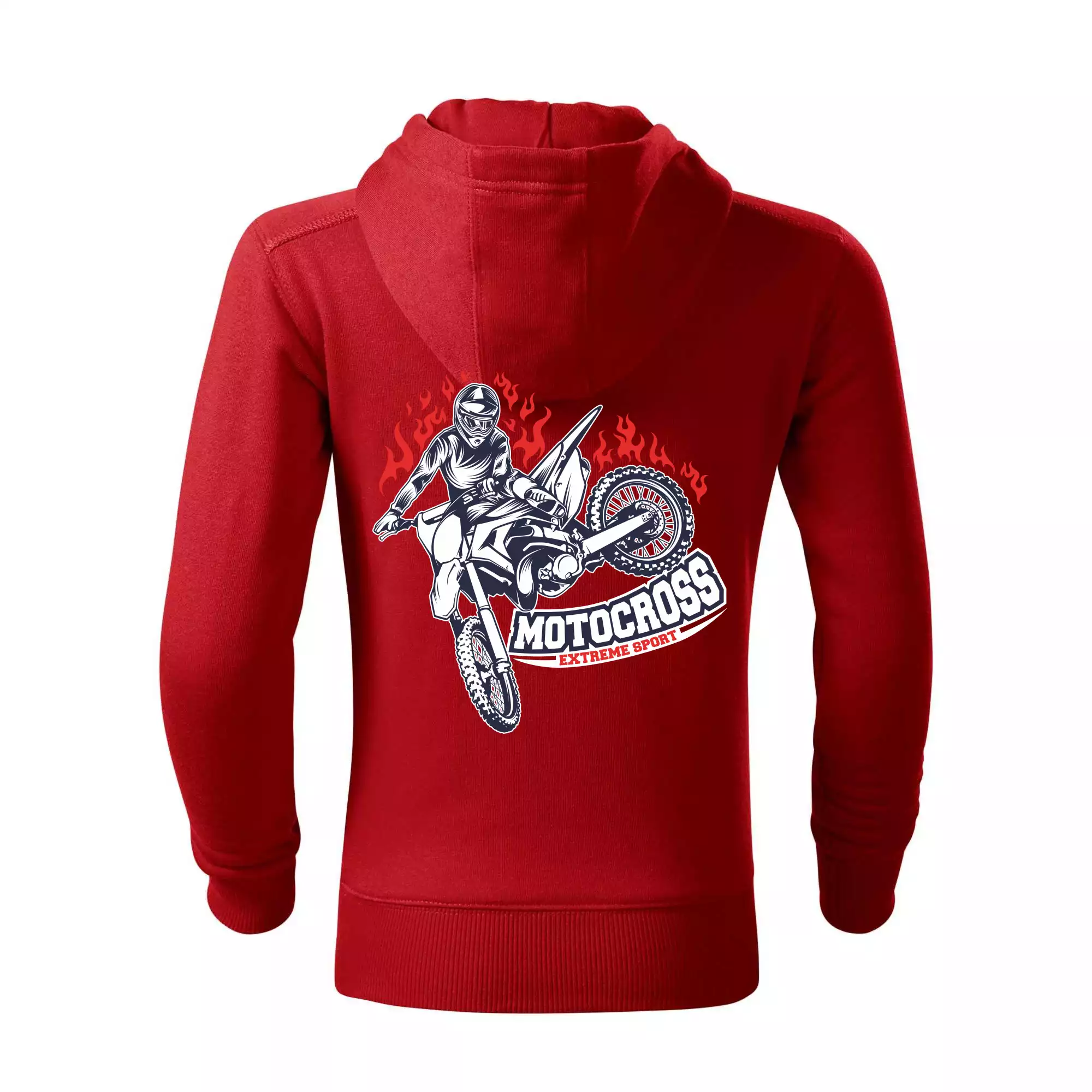 Motocross extreme sport fire