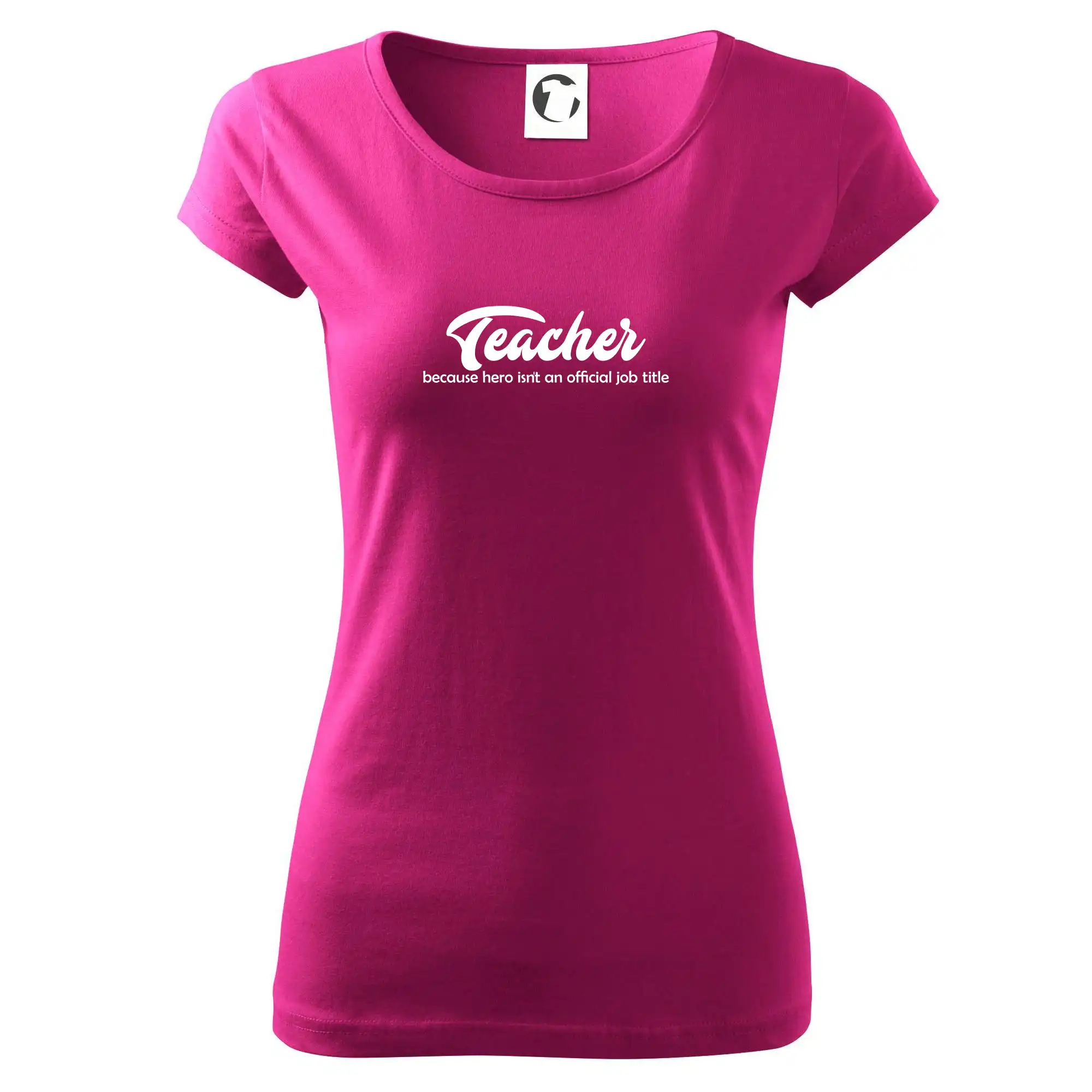 Učiteľské tričká - Teacher title - Dámske tričko Pure