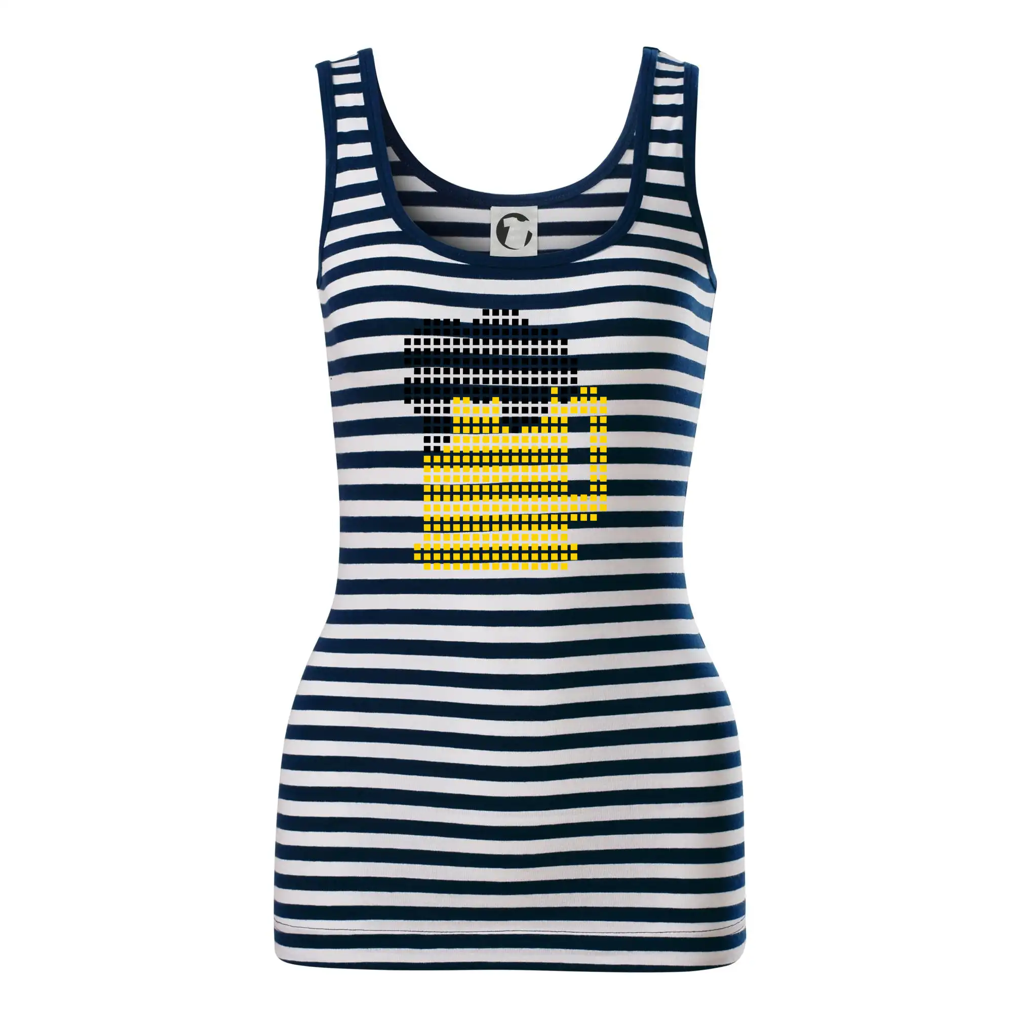 Vtipná tričká pre pivárov - Pivo pixel - Sailor tielko na vodu