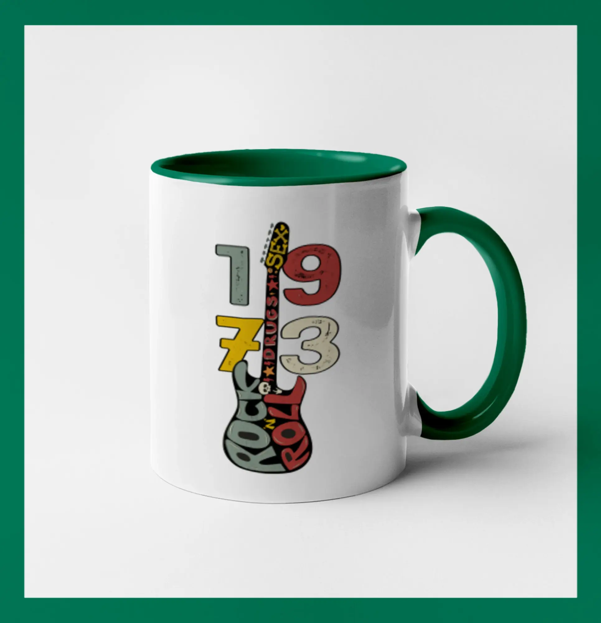 Ročník kytaristy rock drugs sex - Hrnček 