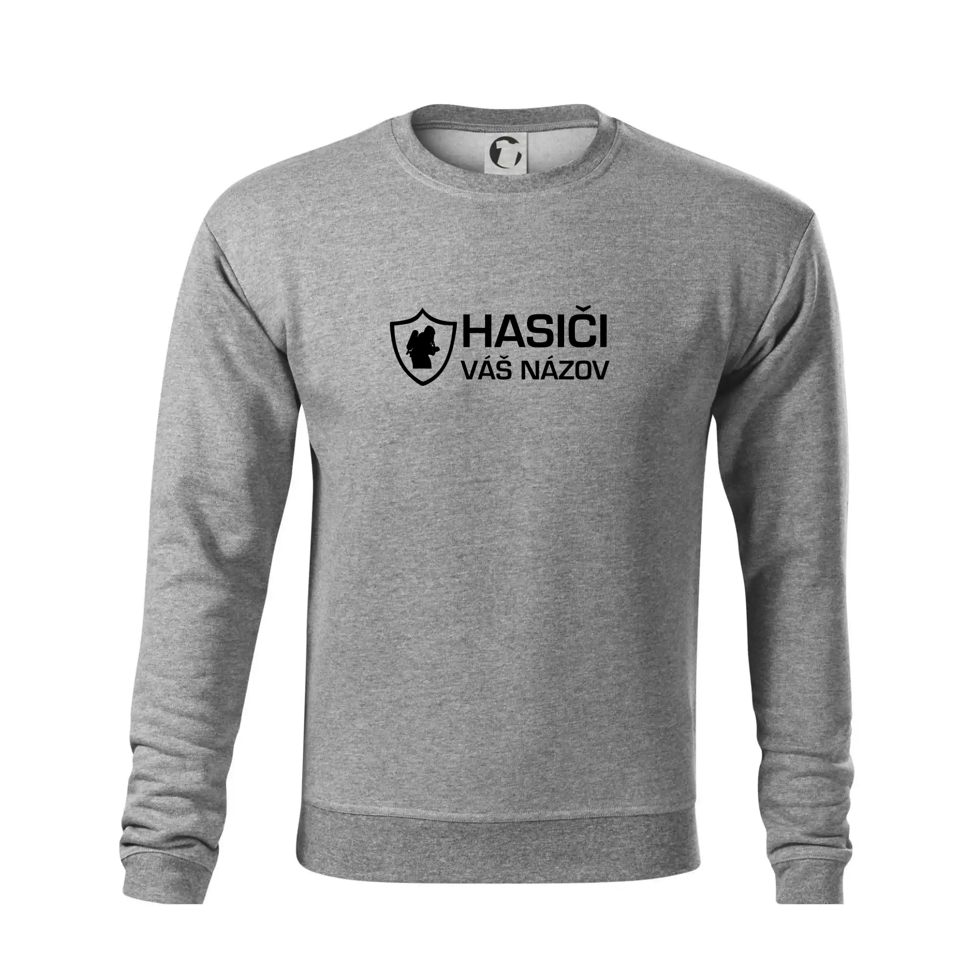 Originálne tričká pre hasičov - Hasiči emblem - vlastný nápis - Mikina Essential pánska