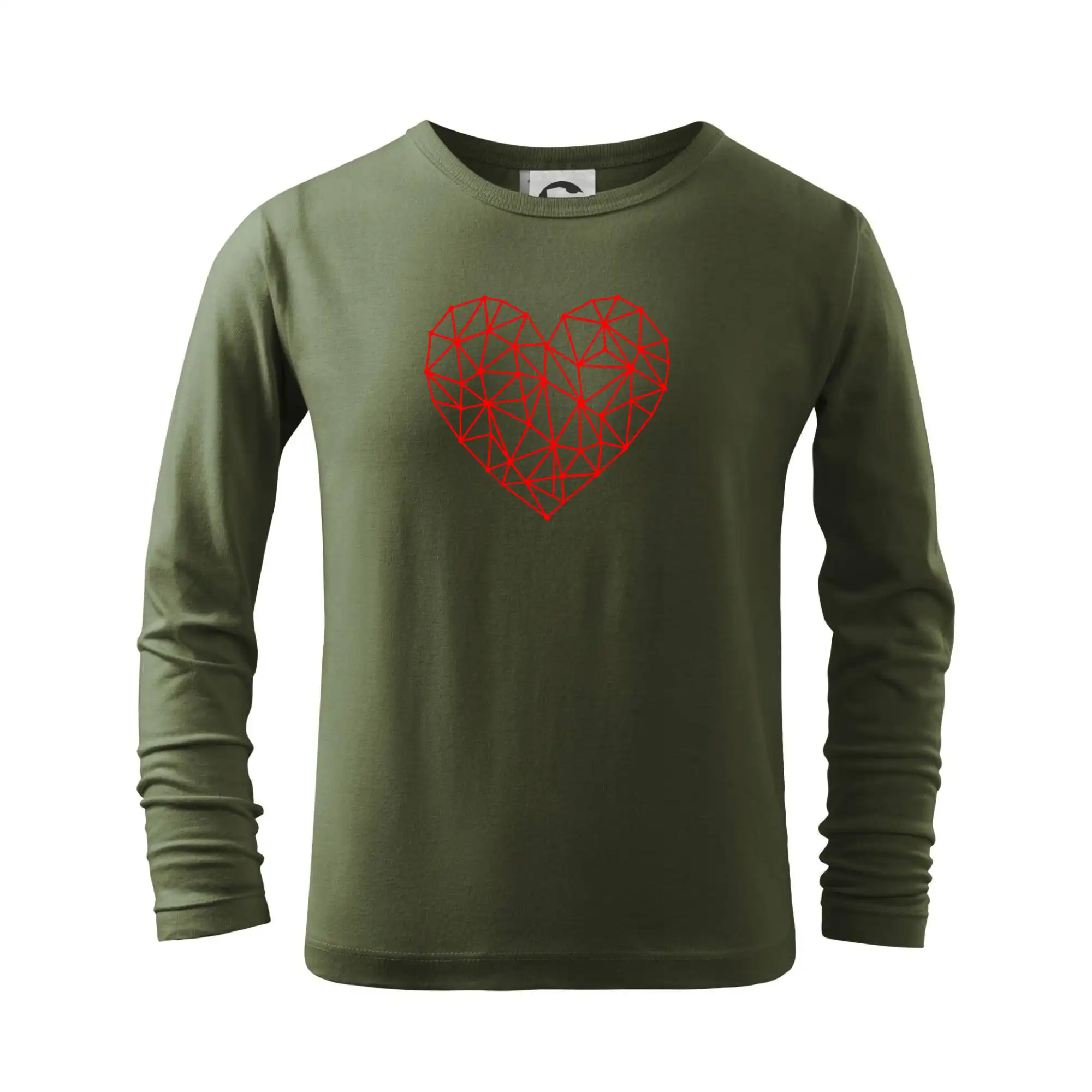 Tričká pre zamilovaných - Srdce sieť - Tričko detské Long Sleeve