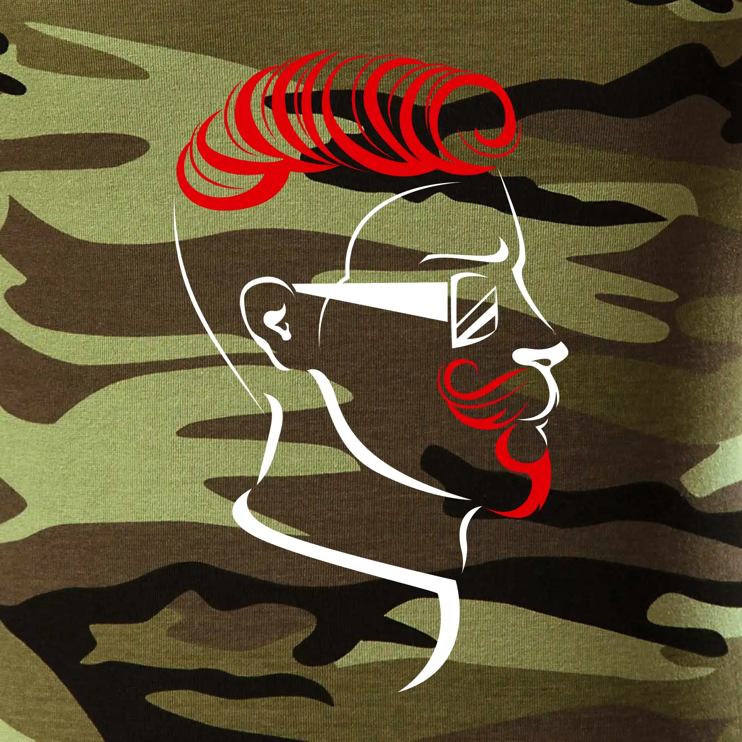 Borec s upraveným vousem