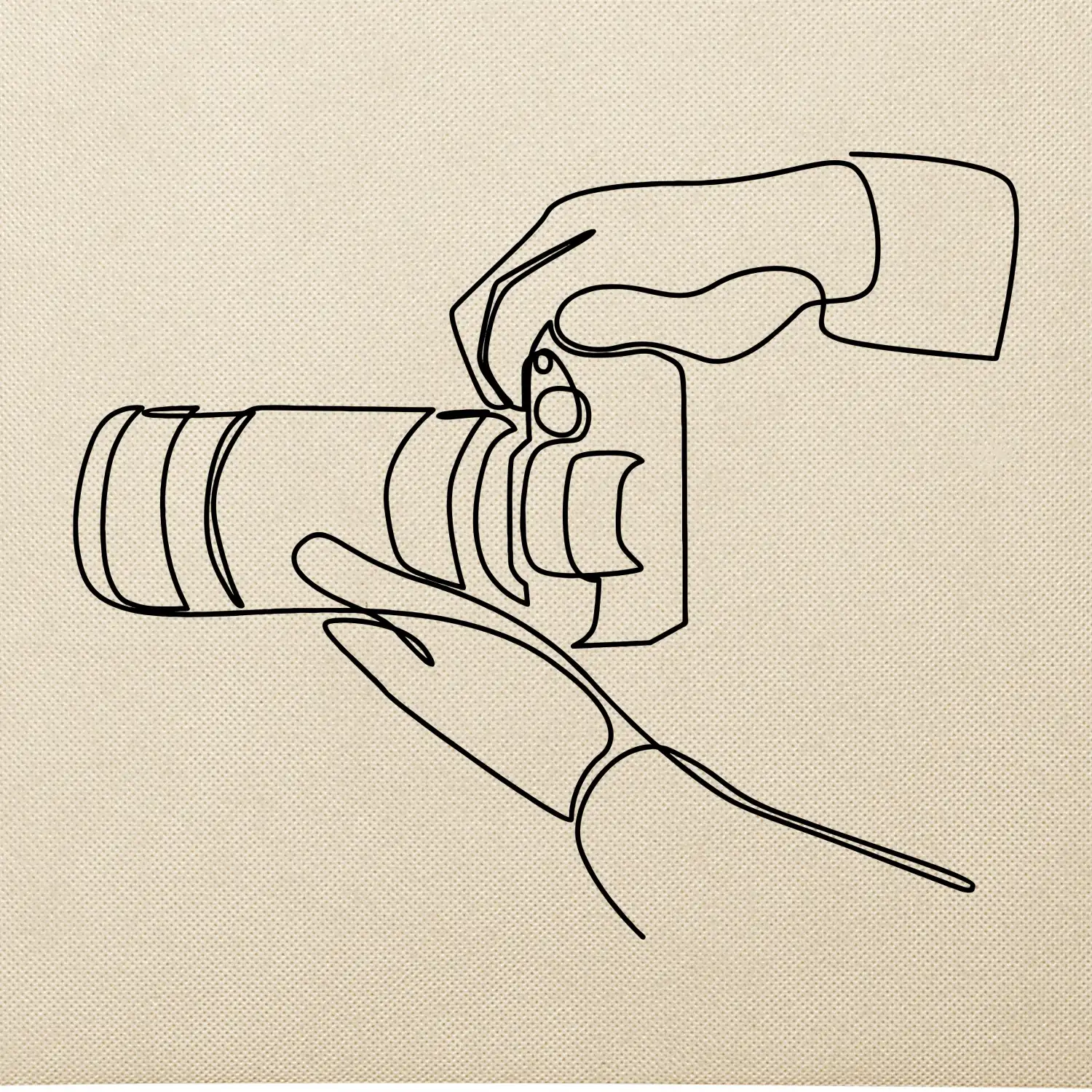 Fotograf jedním tahem