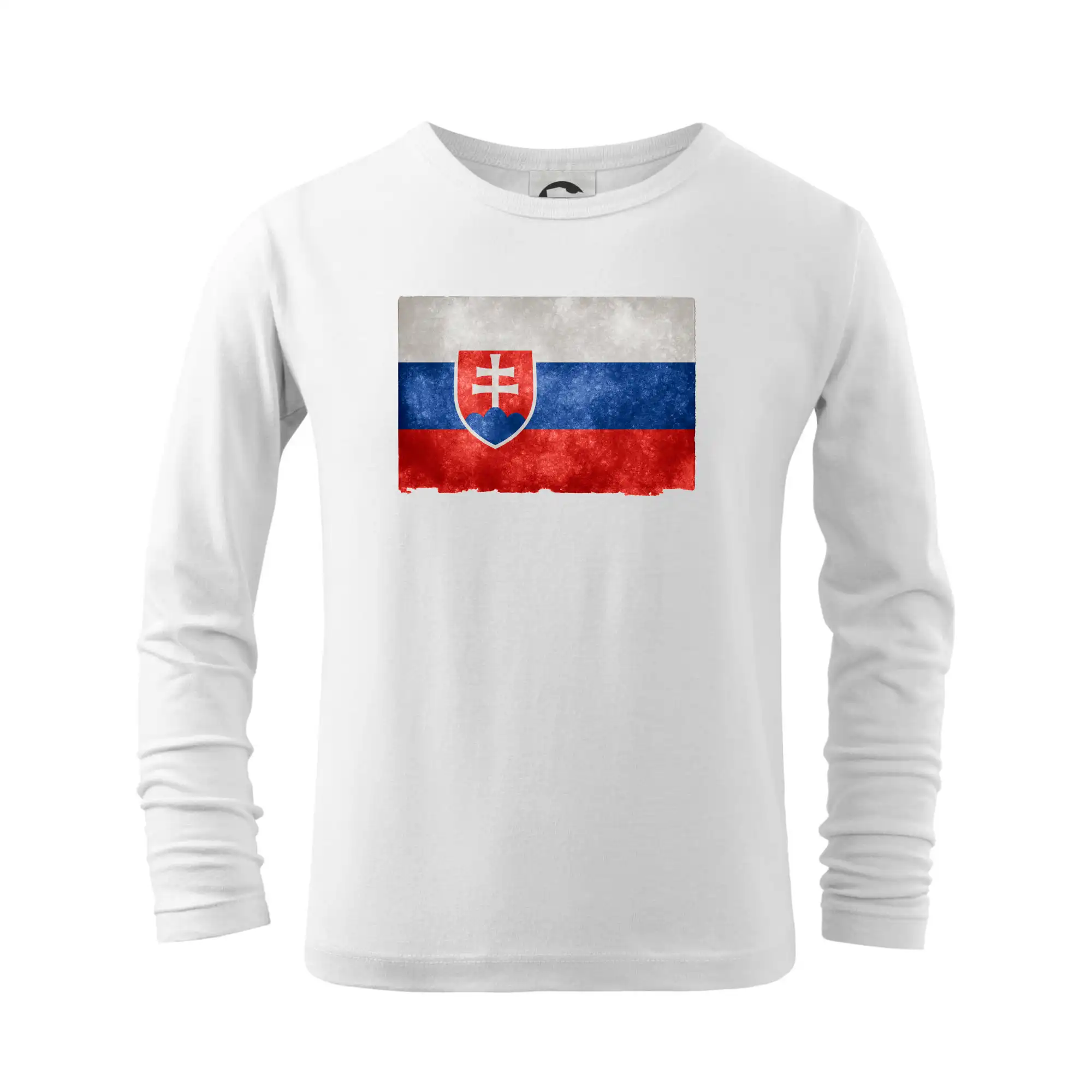 Politické tričká - Slovenská vlajka stará - Tričko detské Long Sleeve