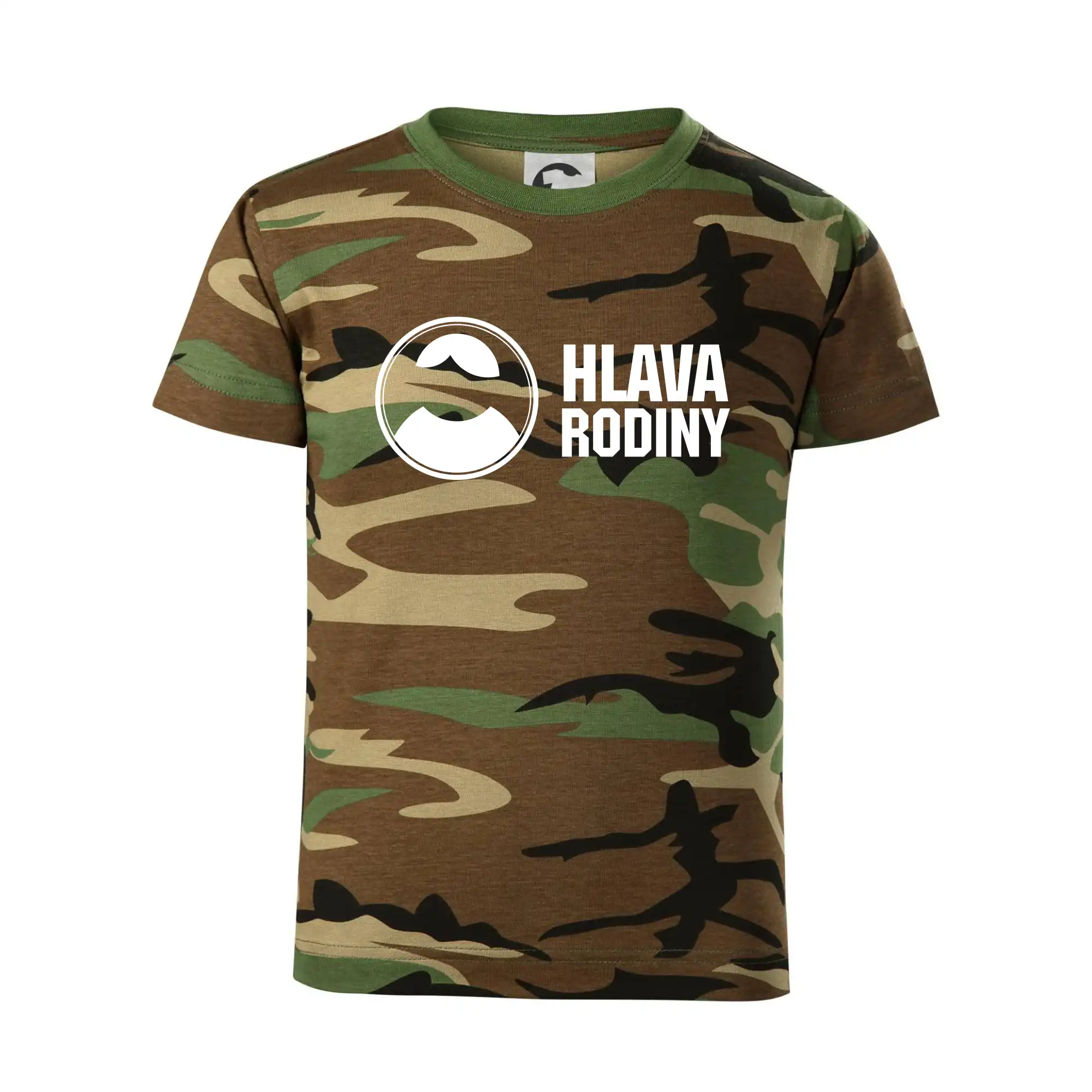 Tričká a mikiny pre mamičky - Hlava rodiny - Detské maskáčové tričko