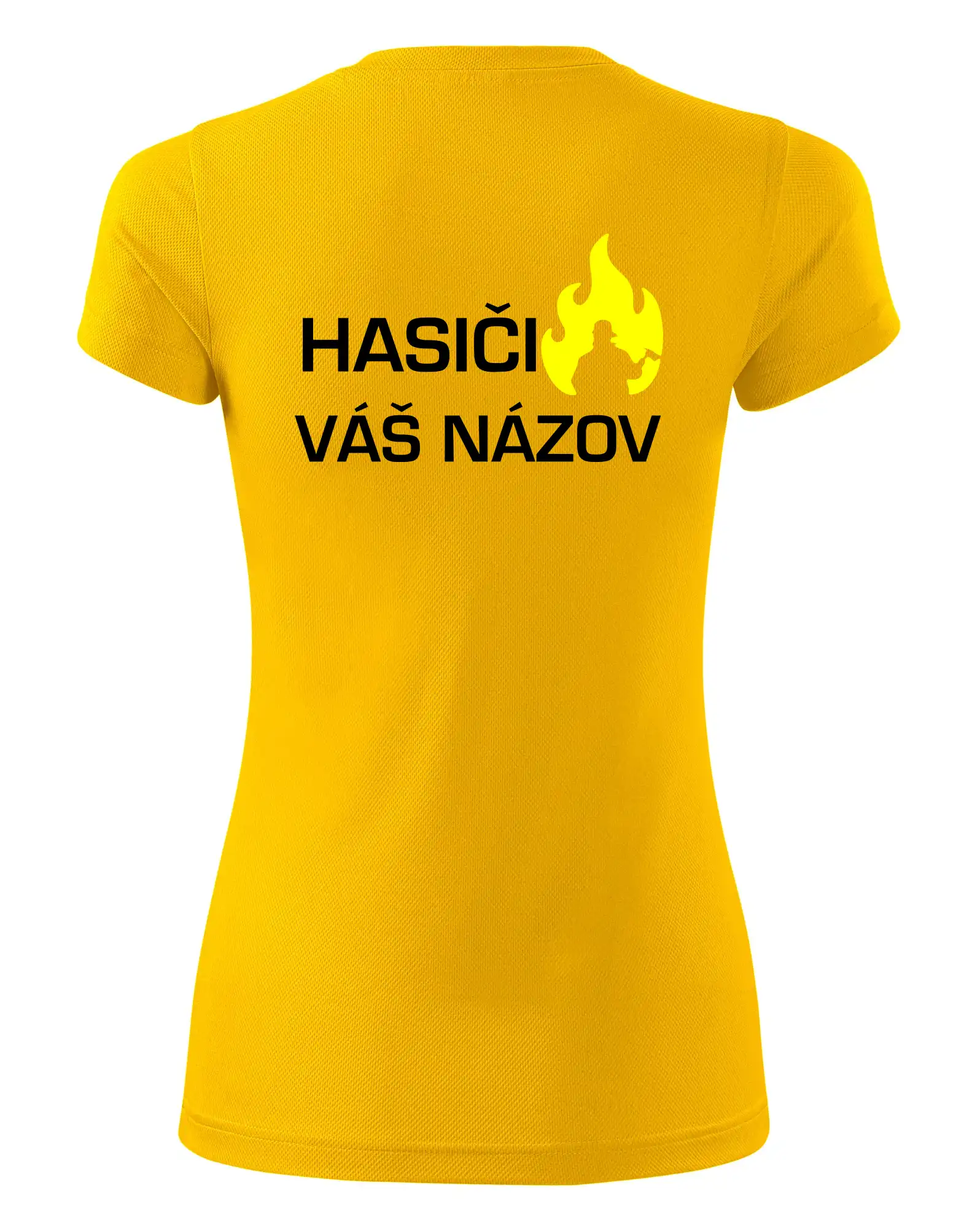 Hasiči - Váš názov - FLUO + Reflexná potlač
