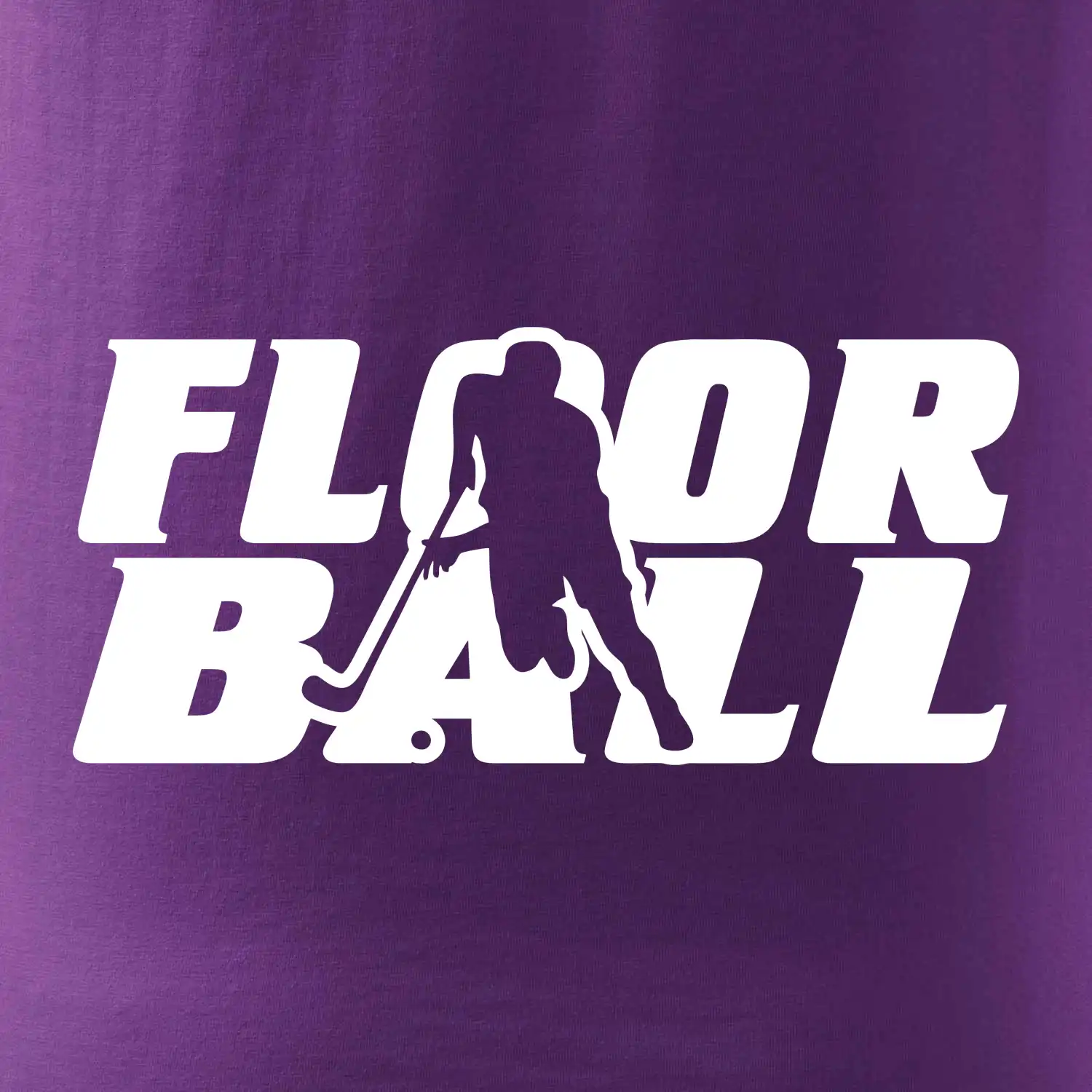 Floorball nápis rovný