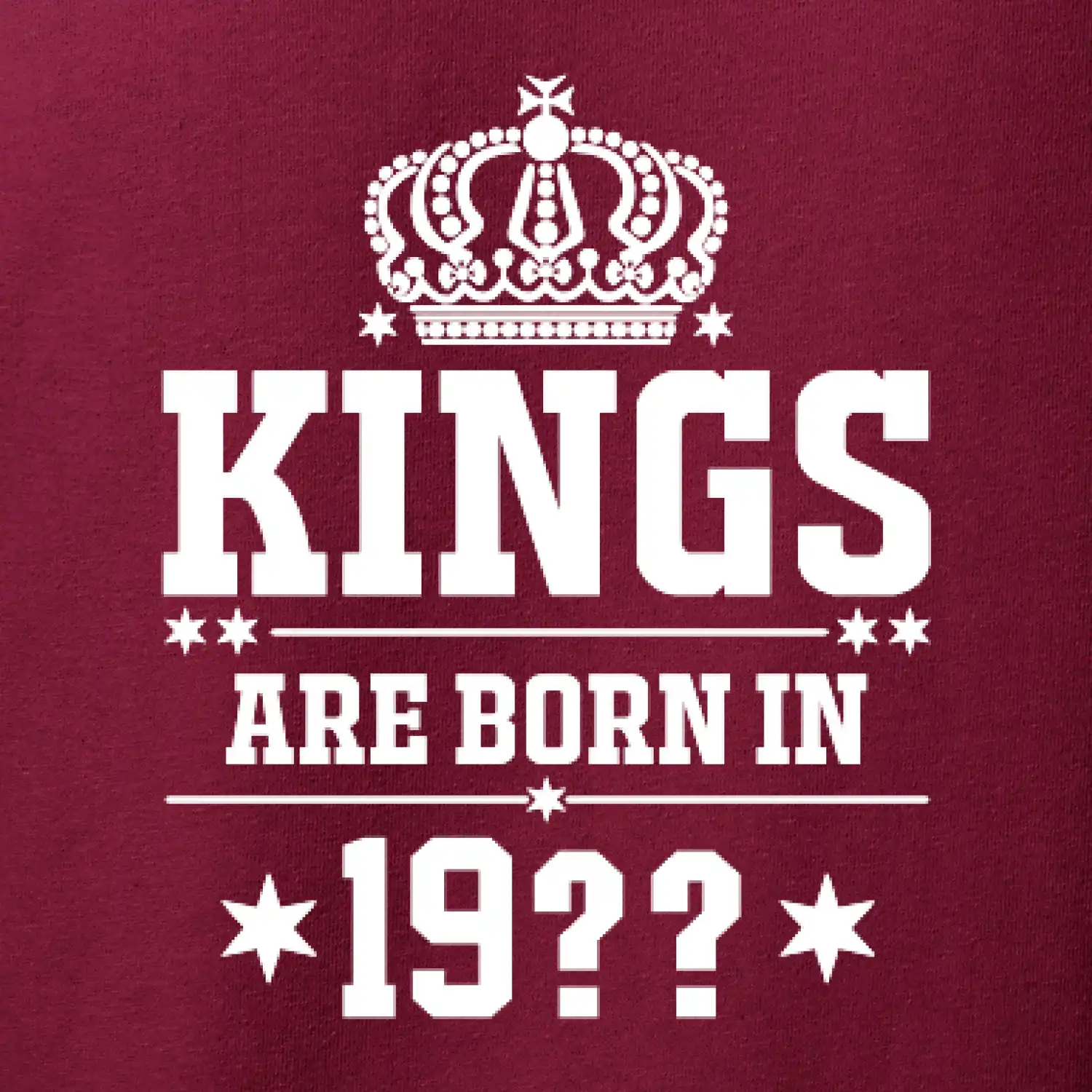 Kings are born in vlastní ročník