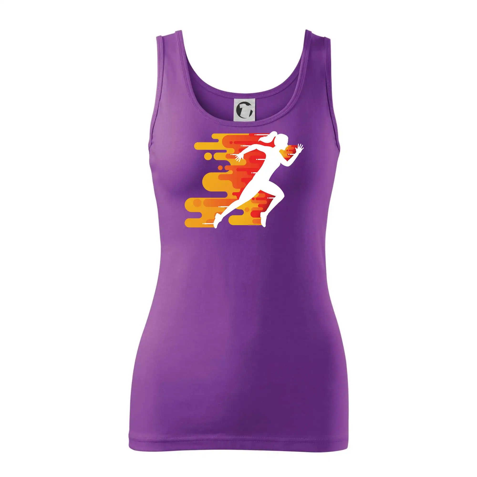 Běhání - oranžová žena