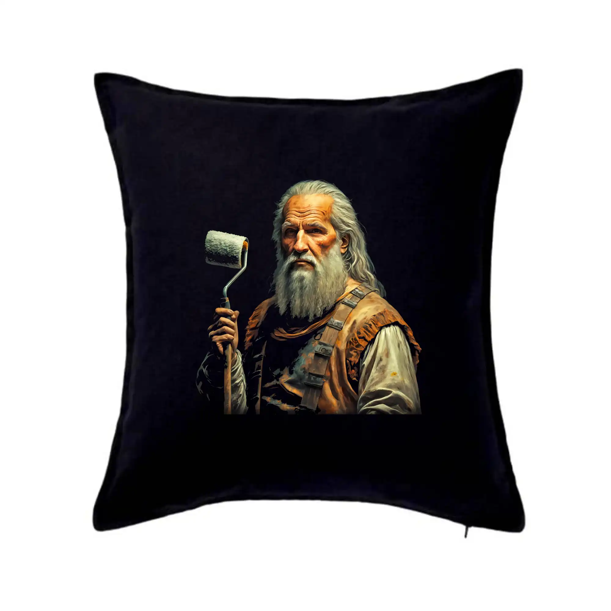 Grafické tričká - Leonardo da Vinci malíř pokojů - Vankúš 50x50