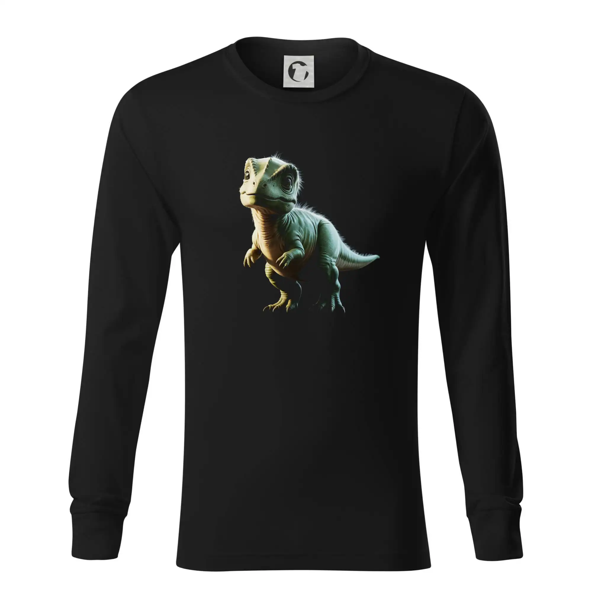 Tričká so zvieratami - Dinosaurus malý - Tričko s dlhým rukávom LS R05