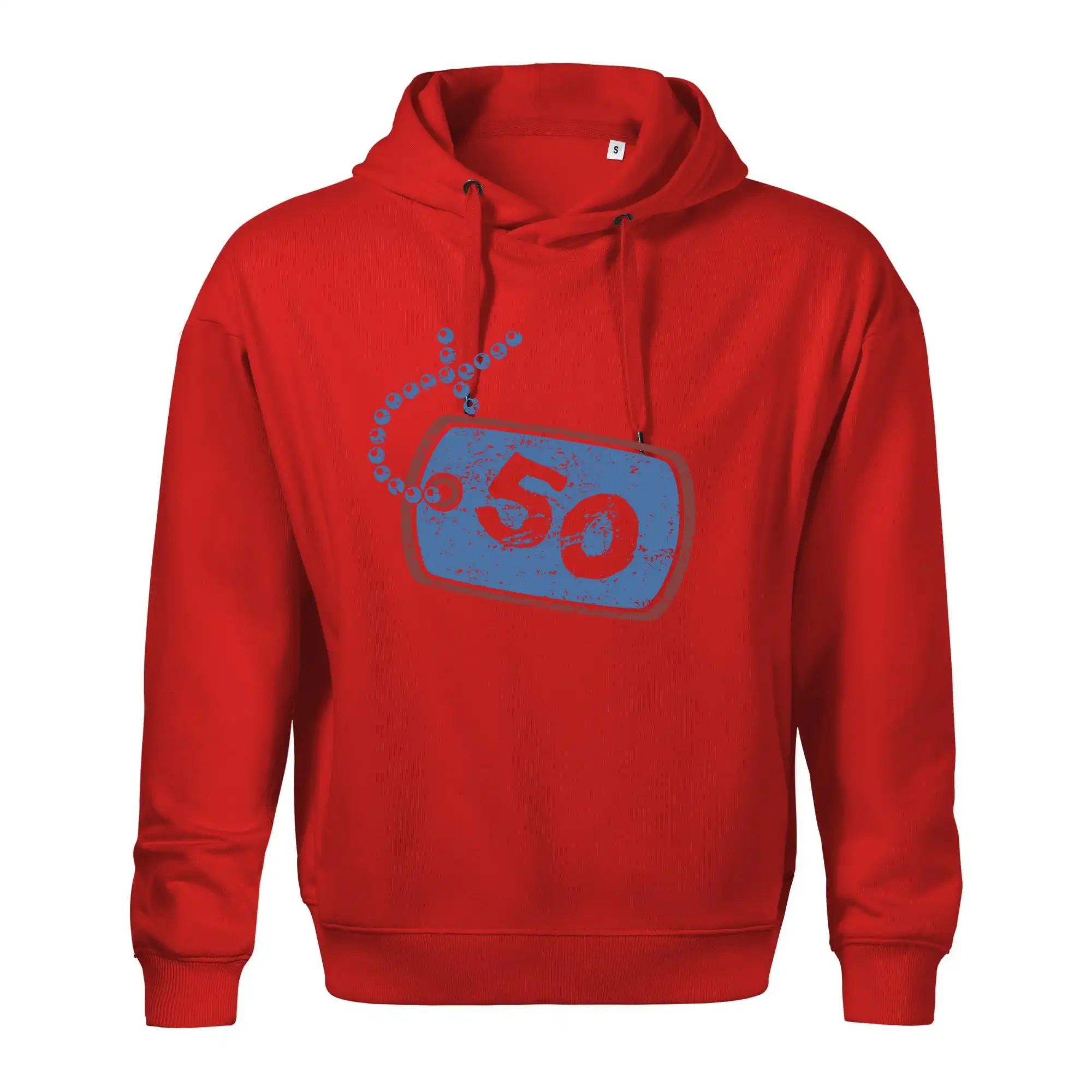 50 na krku štítek