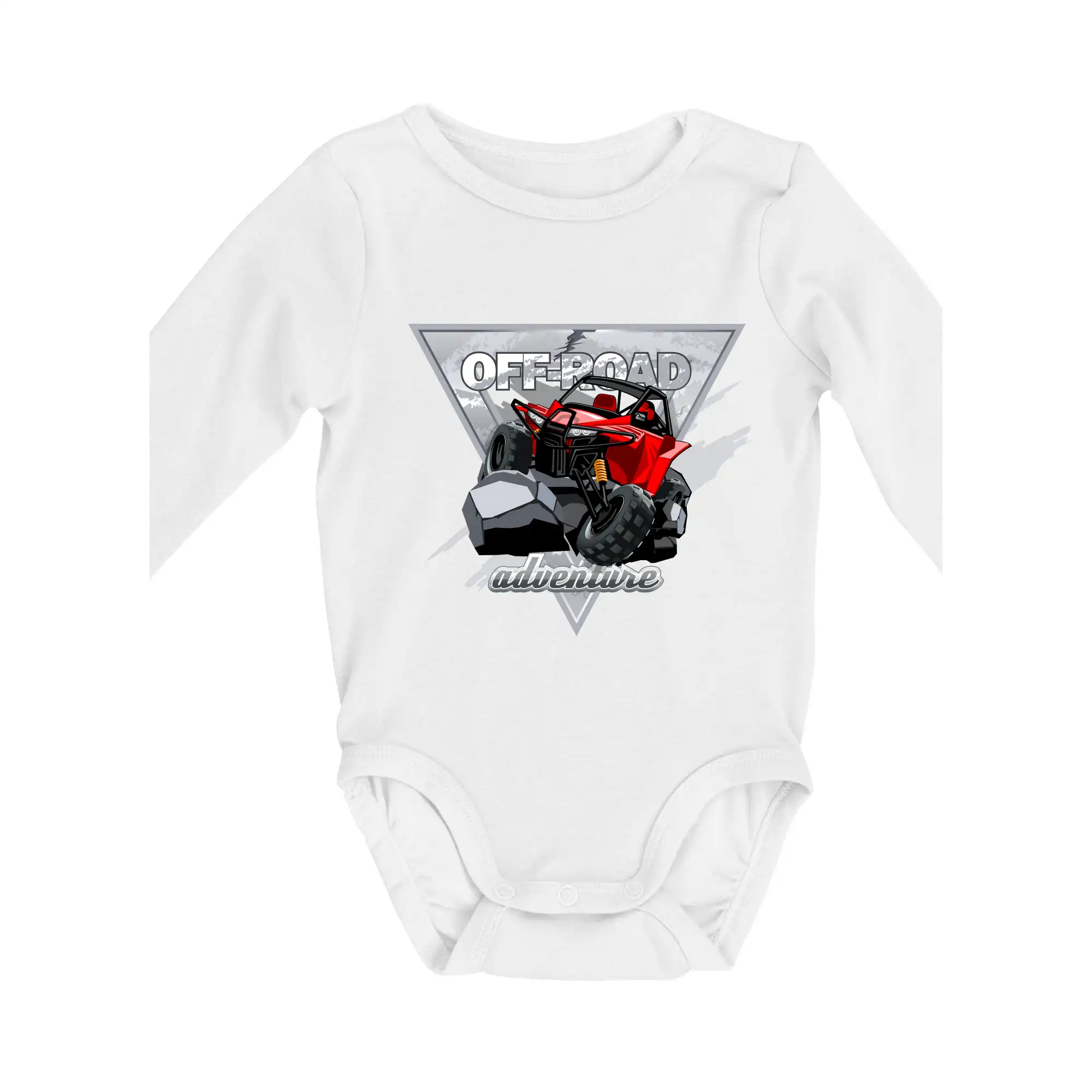 Tričko bugina - ATV adventure buggy - Body dojčenské s dlhým rukávom