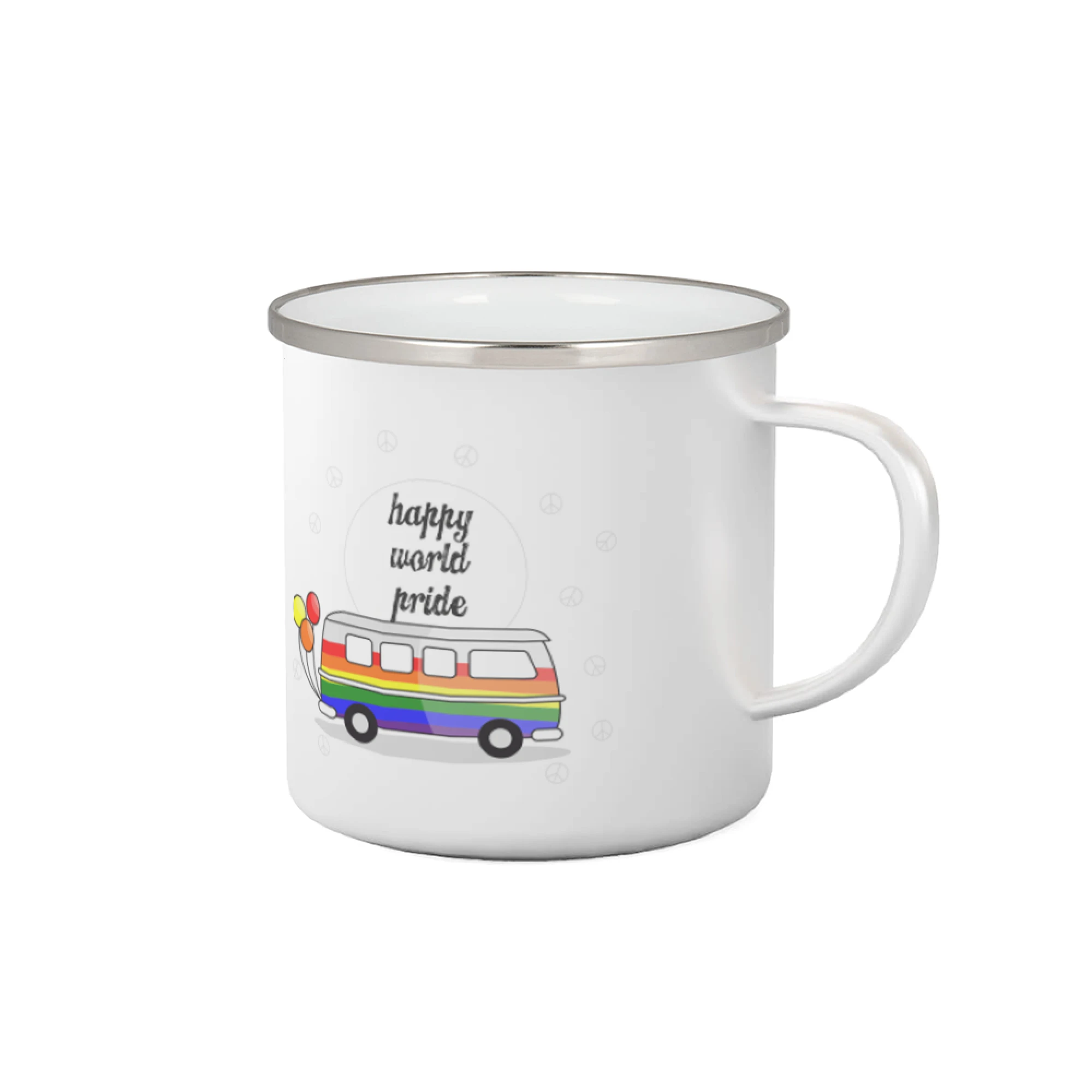 Tričká pre LGBT a Queer komunitu - Happy world pride - Plecháčik
