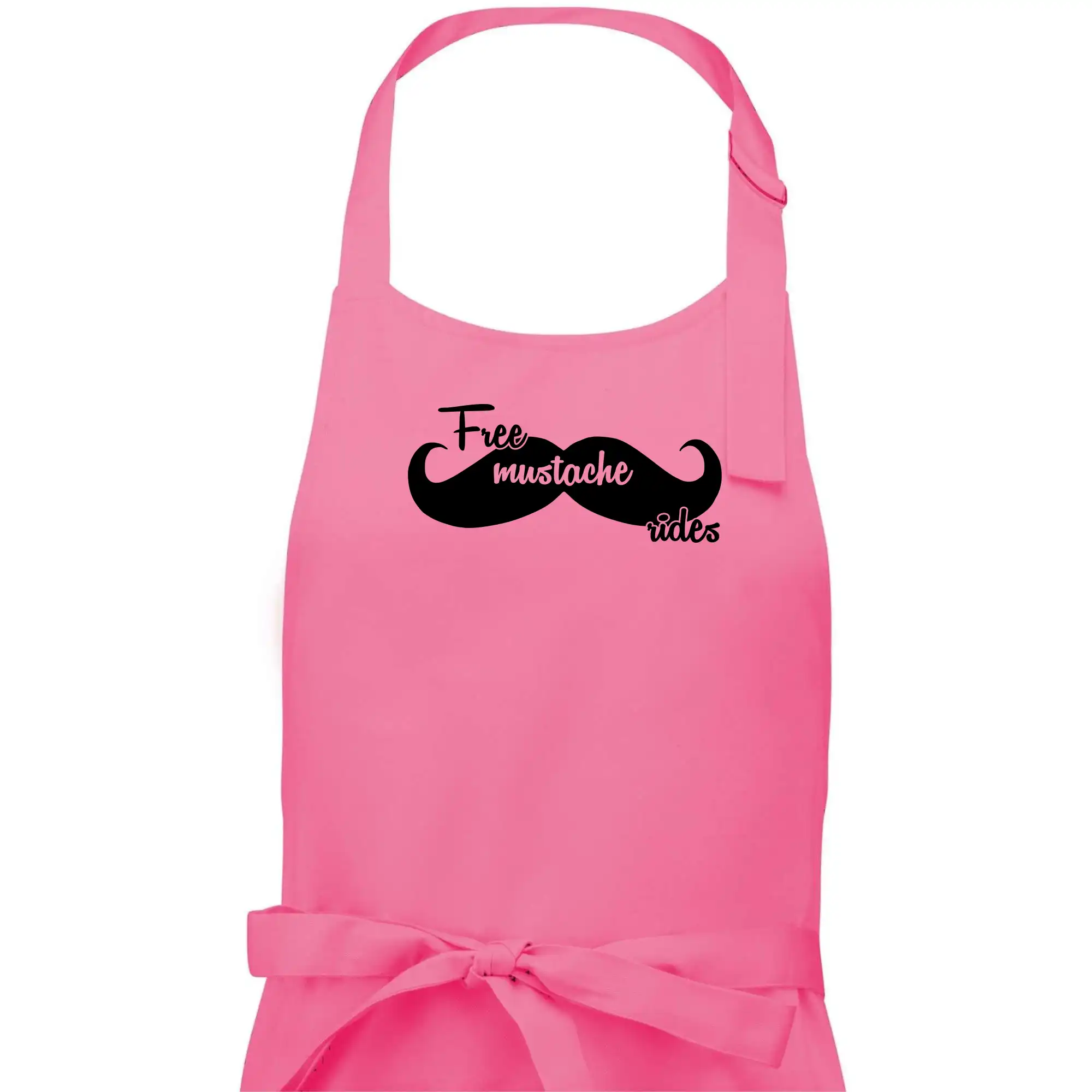 Tričká s fúzikmi - Free Mustache rides - Pánska zástera na varenie