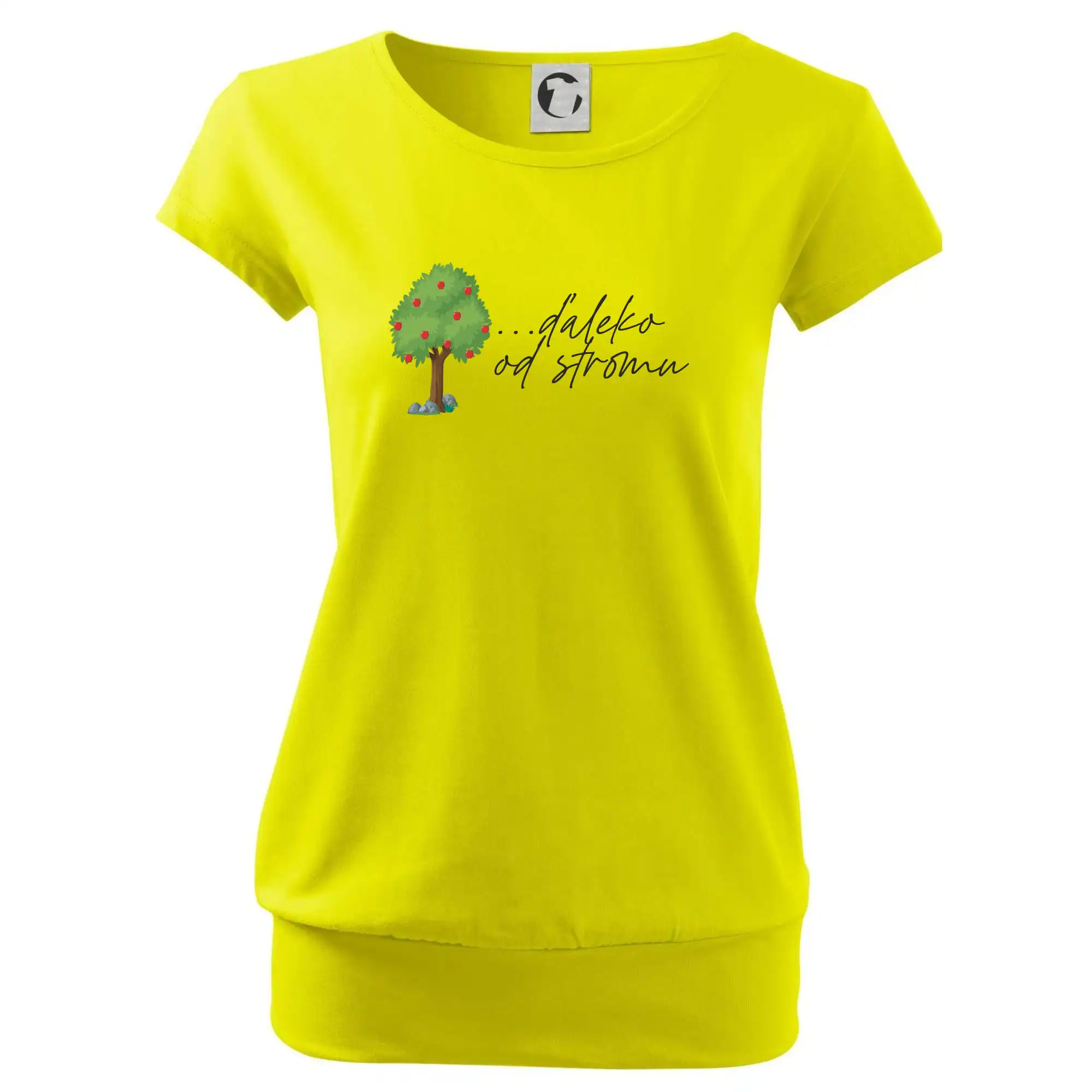 Tričká a mikiny pre mamičky - Auto - Jablko nepadne ďaleko od stromu - Voľné tričko city