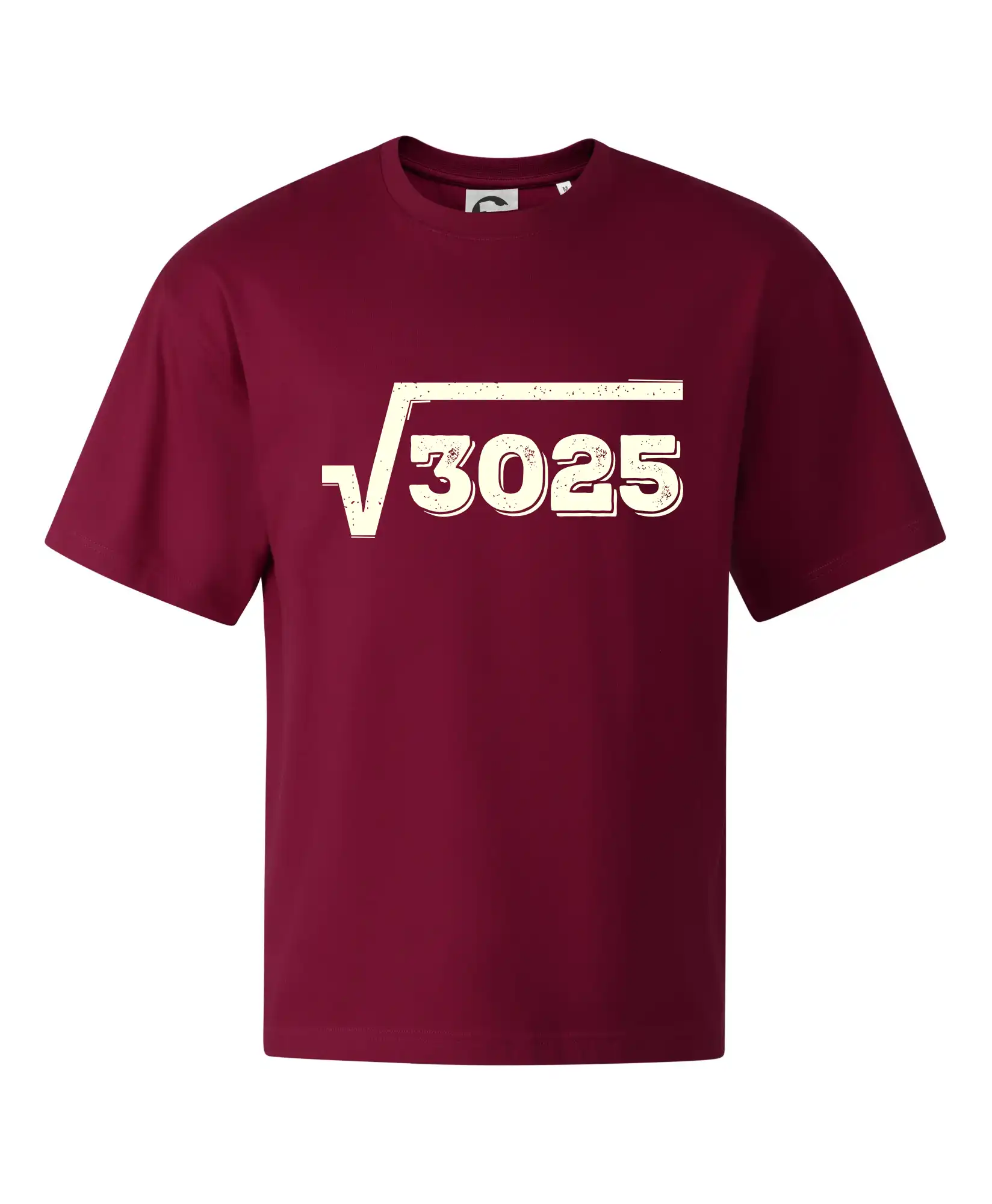 Tričká k narodeninám - Narodeniny odmocniny 55 - Stage unisex - OVERSIZE