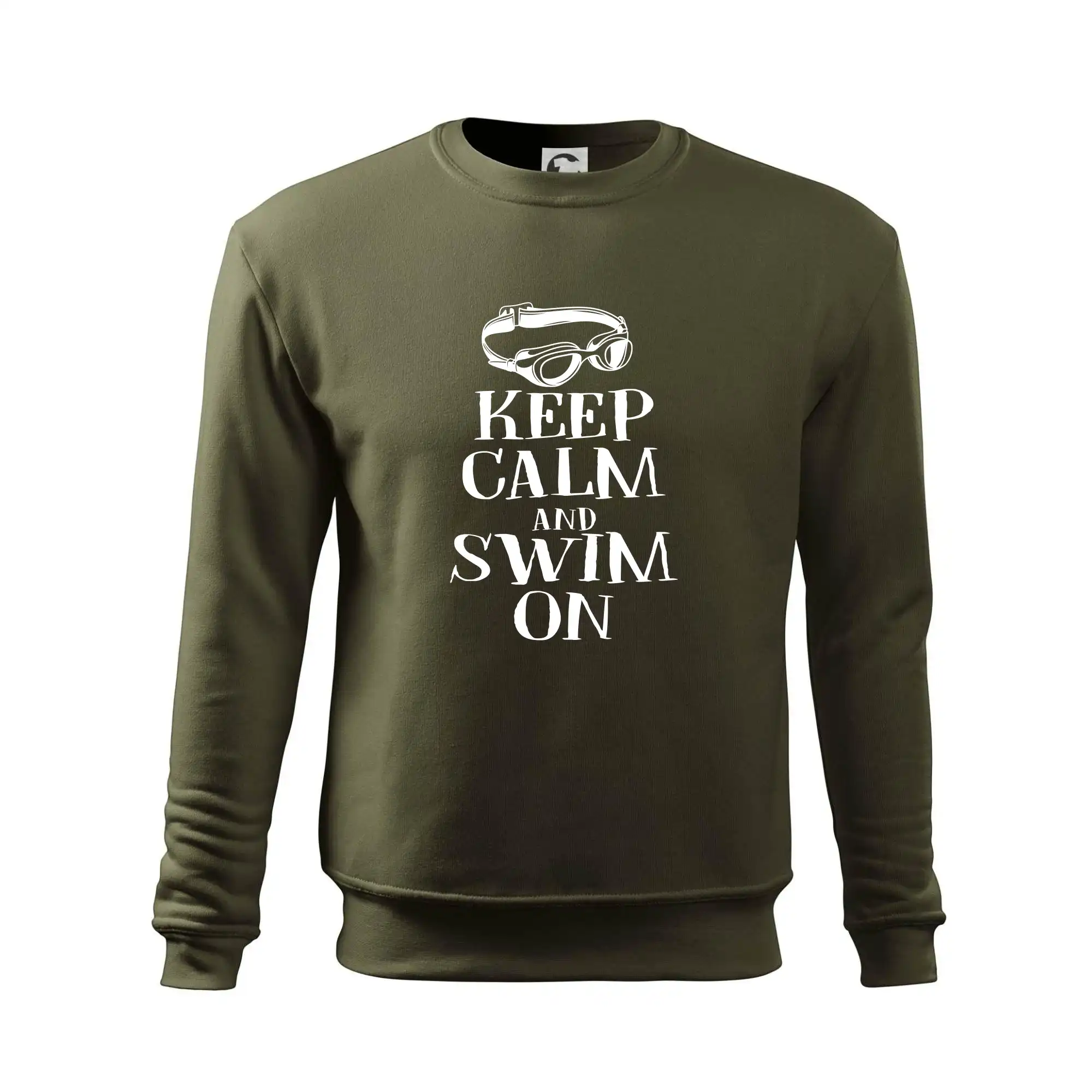 Ostatné športy - Keep calm and swim on - Mikina Essential detská