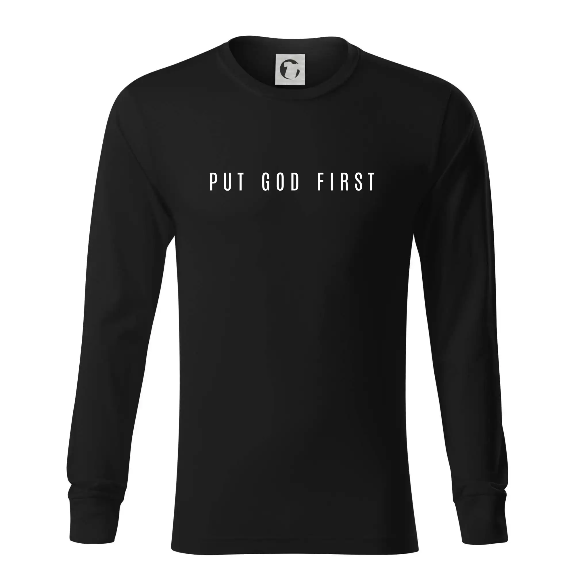 Put God first slabý nápis