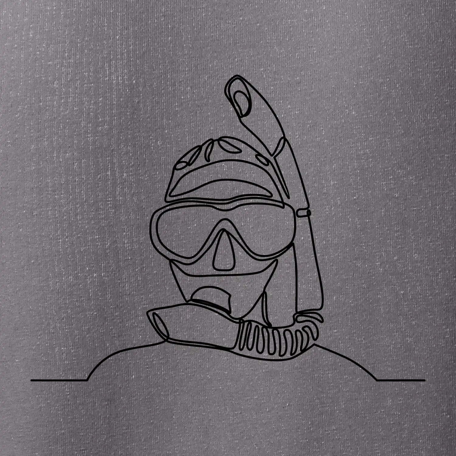 Potápěč jedním tahem