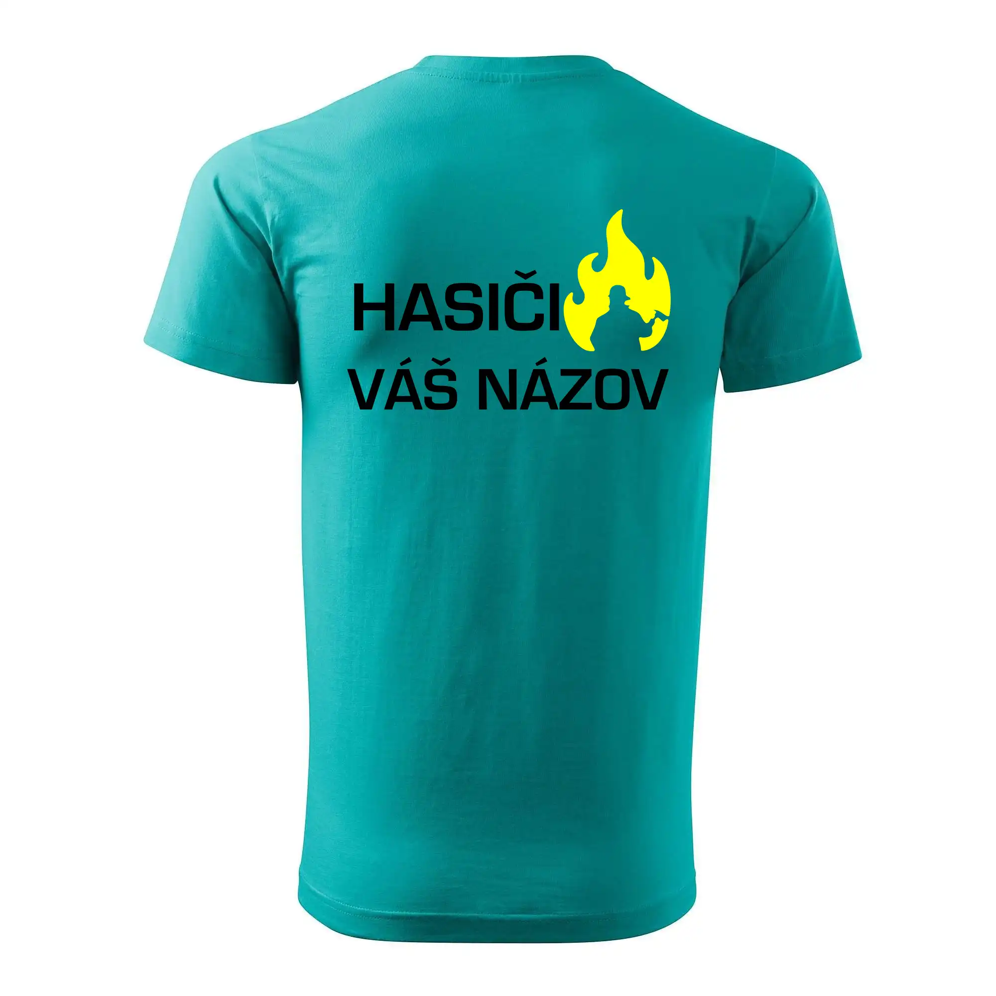 Hasiči - Váš názov - FLUO + Reflexná potlač