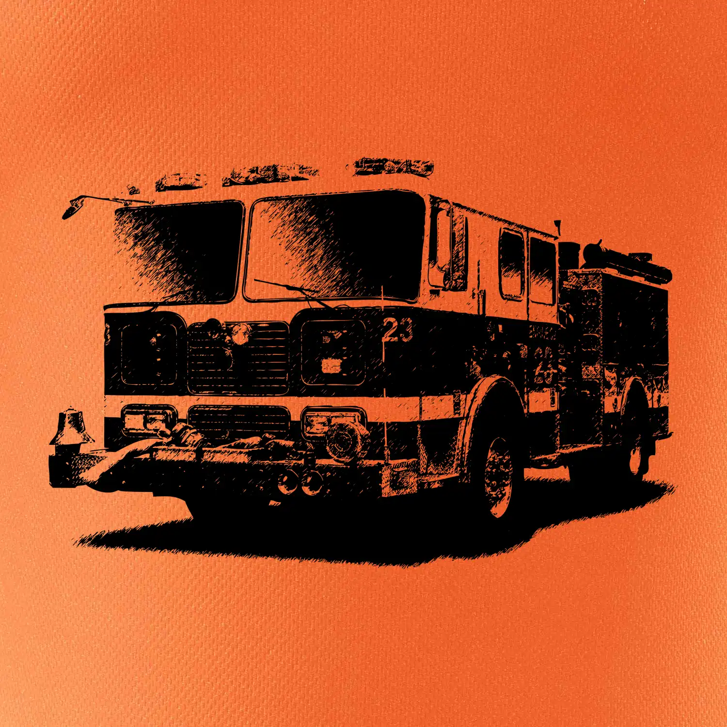 Hasičské auto americké