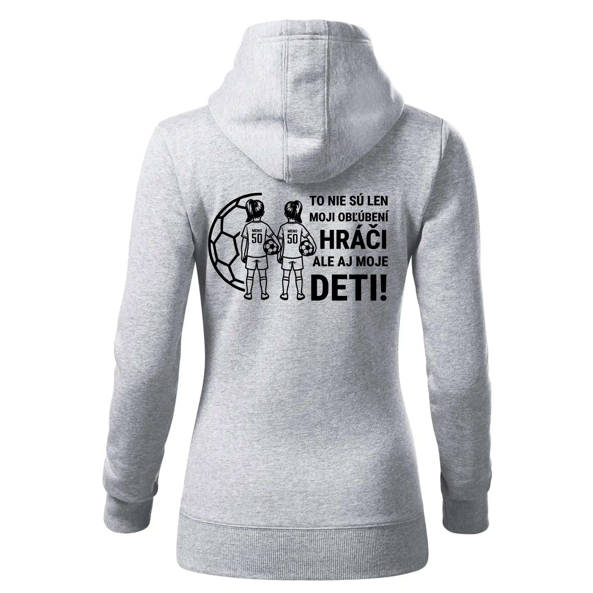 Futbalová mama - Dve dcéry (vaše meno a číslo)