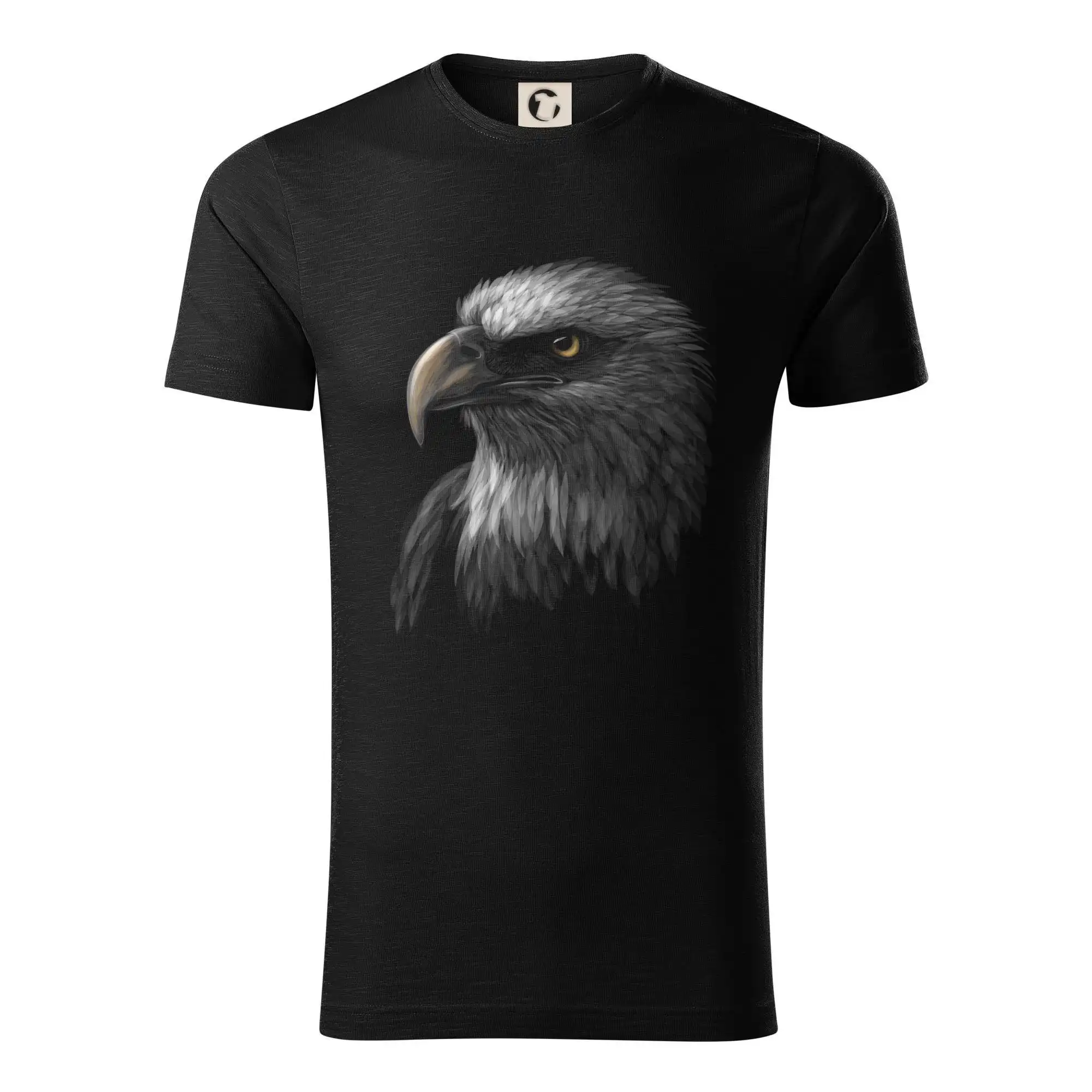 Tričká so zvieratami - Orol portrét - Tričko z organickej bavlny