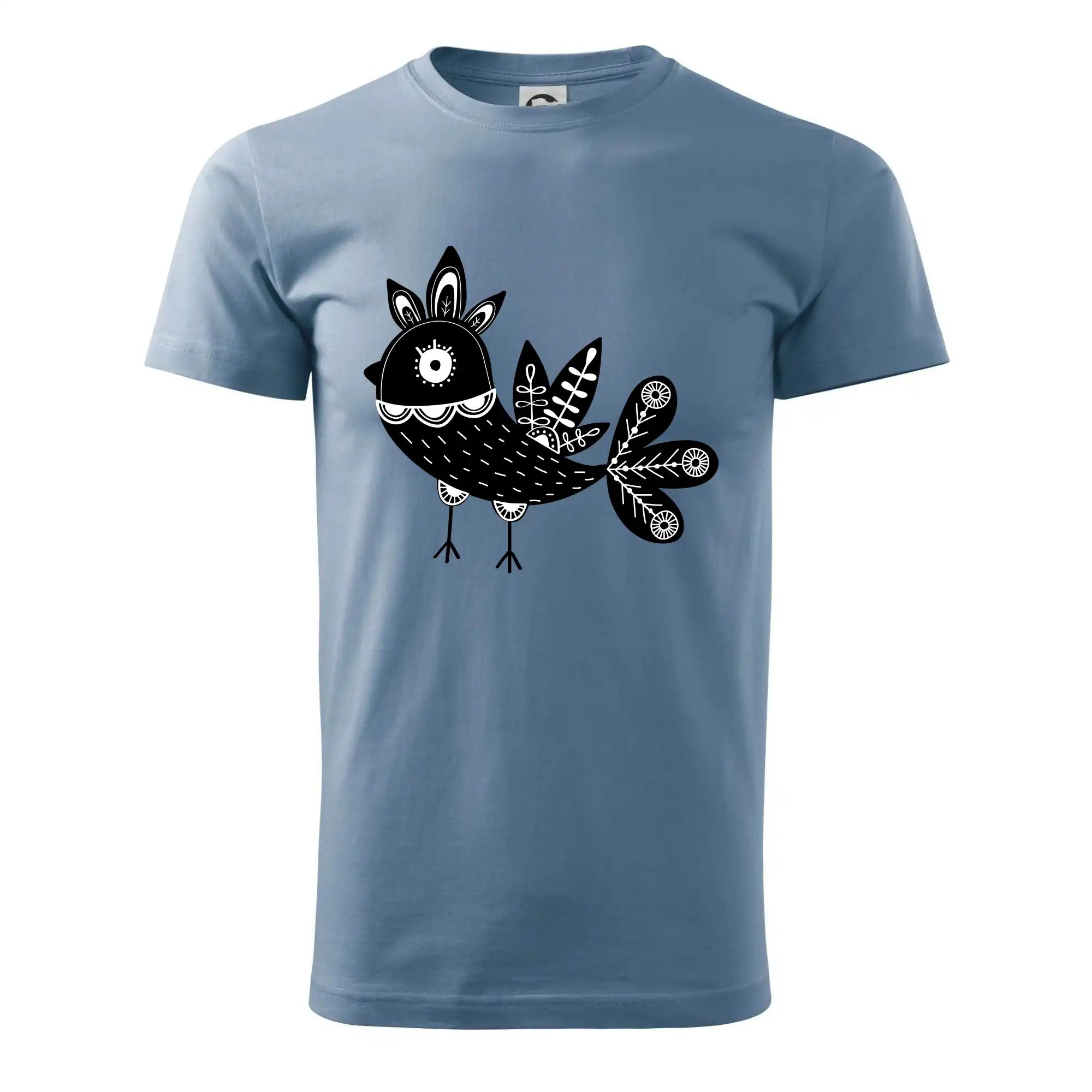 Ptáček černobílý folklór