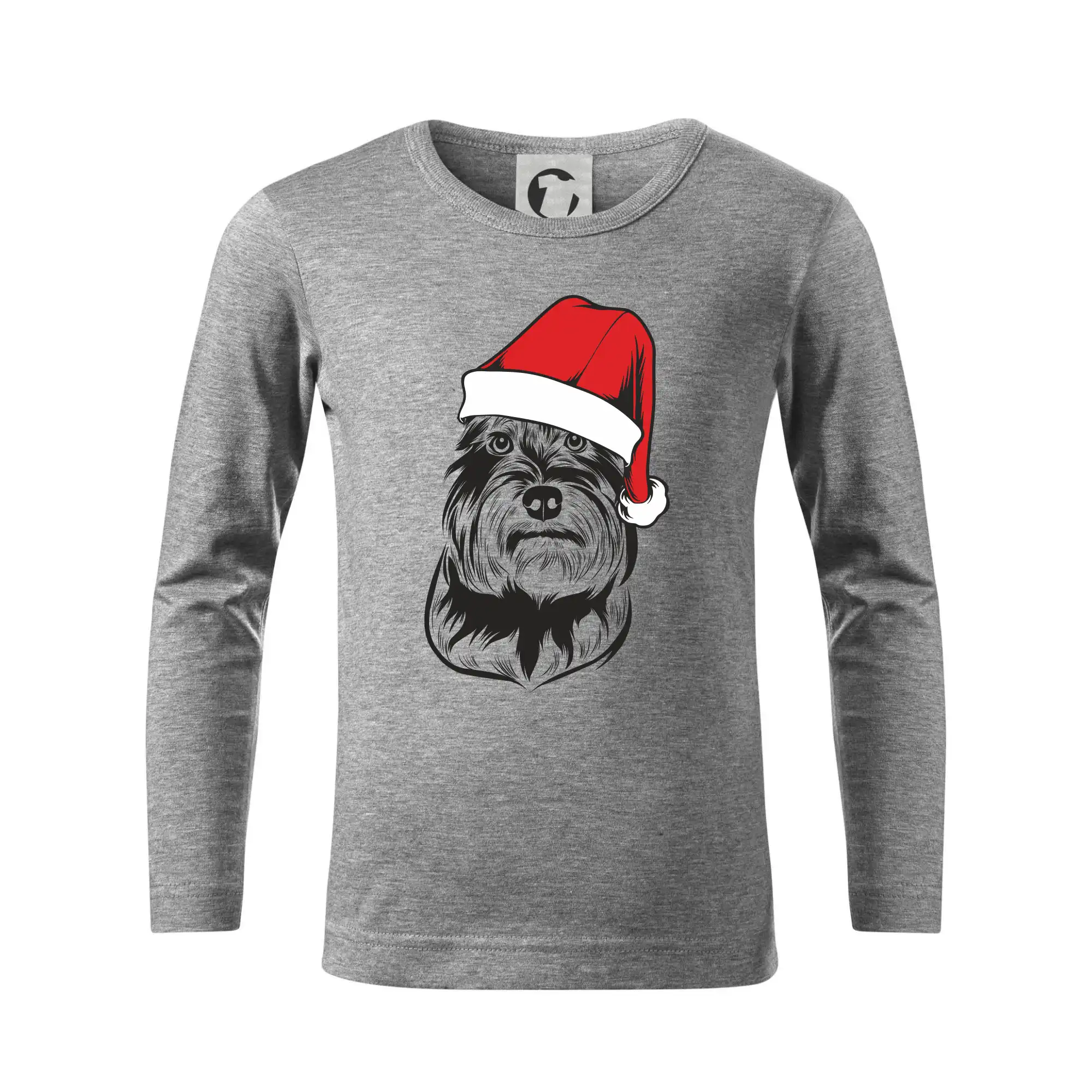 Ostatné psie plemená - Bradáč vianočný - Tričko detské Long Sleeve